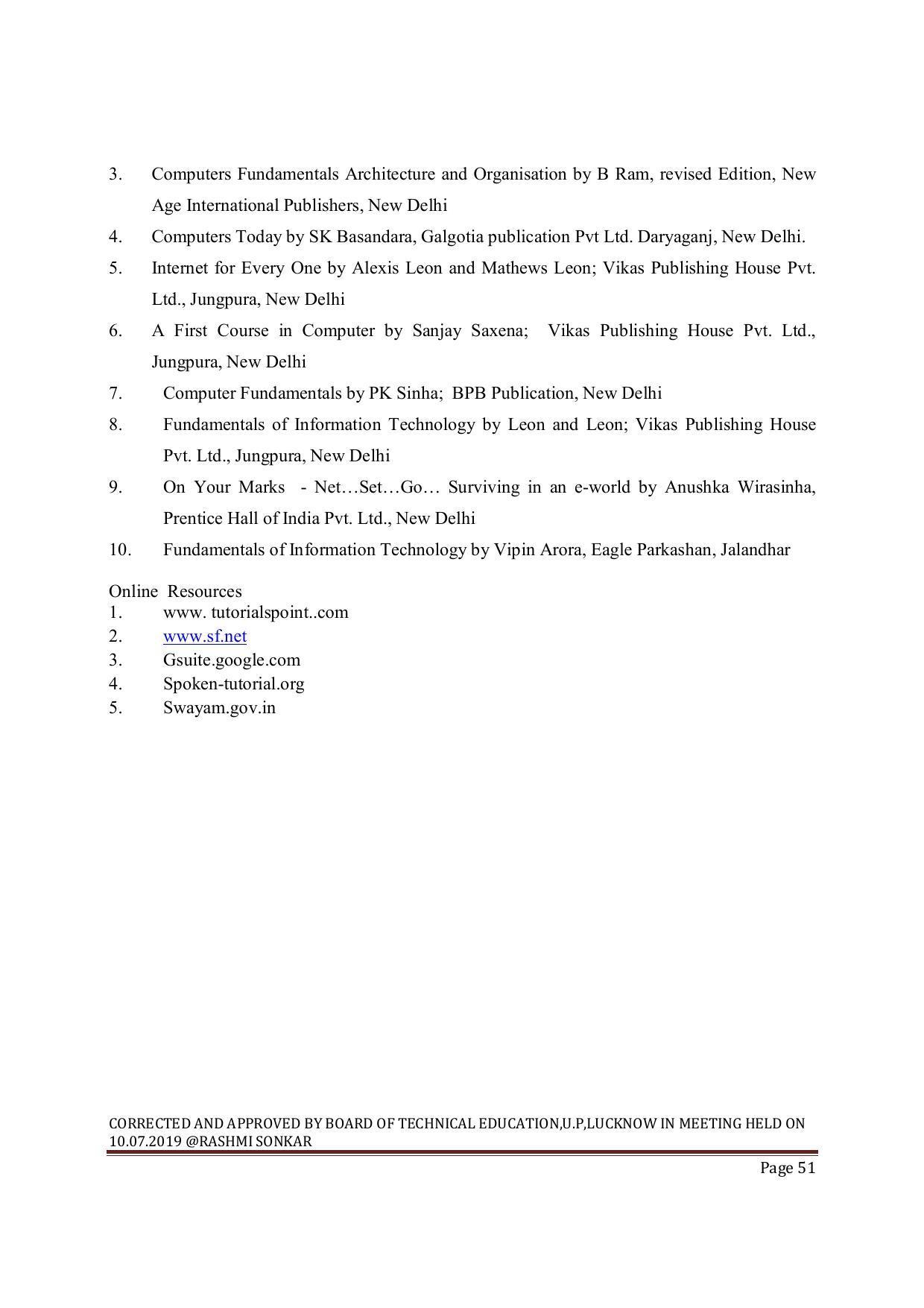 EFFECTIVE FROM JULY 2019-20 - SIX SEMESTER DIPLOMA COURSE IN MECHANICAL ENGINEERING ( AUTOMOBILE) - Page 51