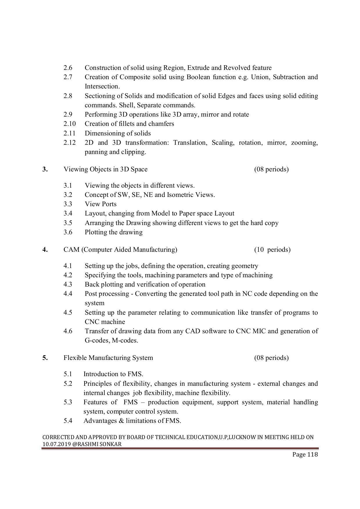 EFFECTIVE FROM JULY 2019-20 - SIX SEMESTER DIPLOMA COURSE IN MECHANICAL ENGINEERING ( AUTOMOBILE) - Page 118
