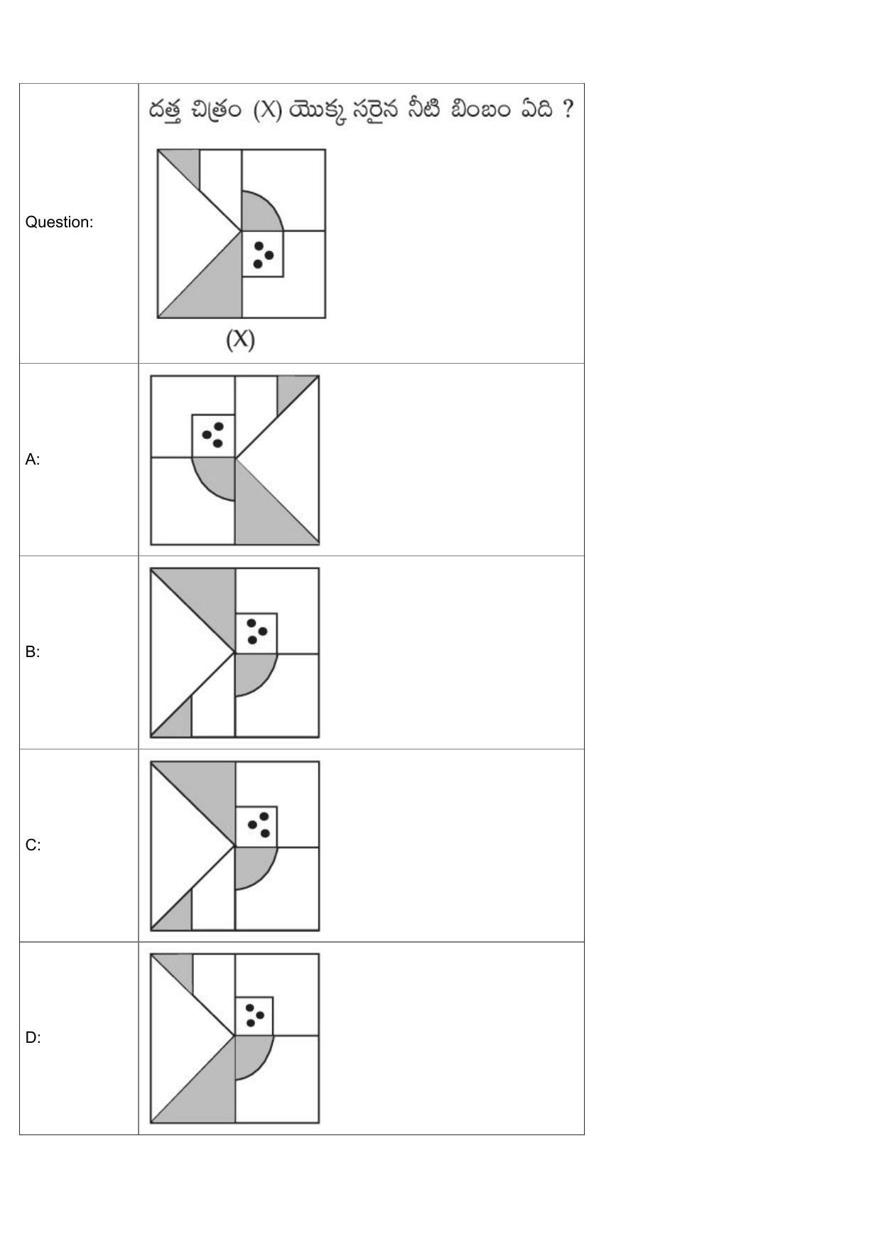 JEE Mains 2022: B Arch & B Planning Telugu (Shift 1) 30-07-2022 Question Paper - Page 29