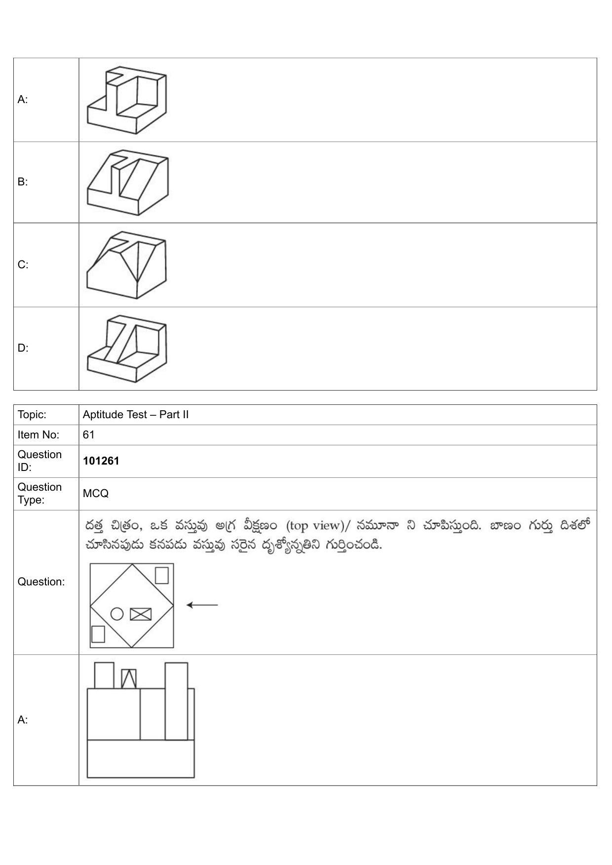 JEE Mains 2022: B Arch & B Planning Telugu (Shift 1) 30-07-2022 Question Paper - Page 32