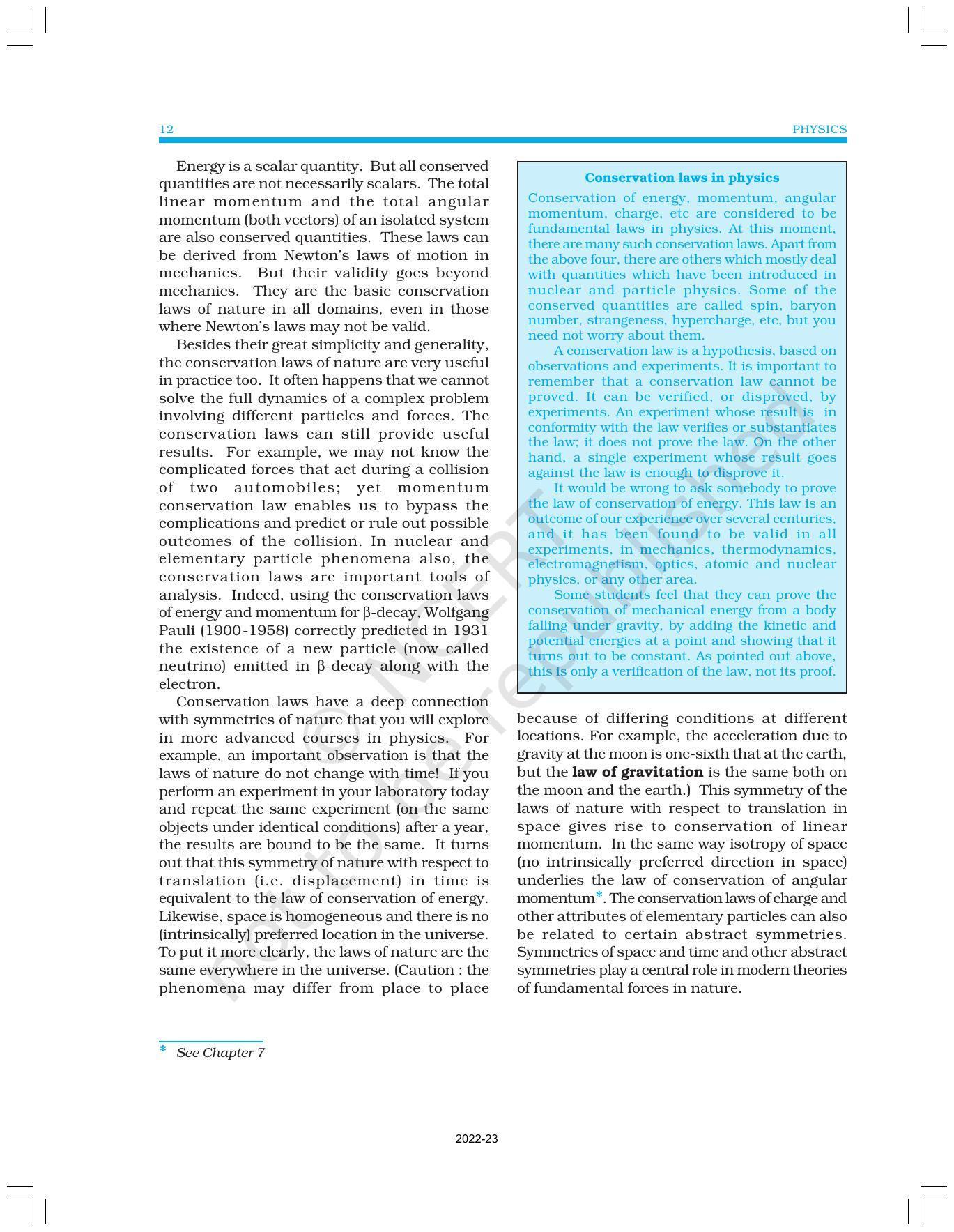 NCERT Book for Class 11 Physics Chapter 1 Physical World - Page 12