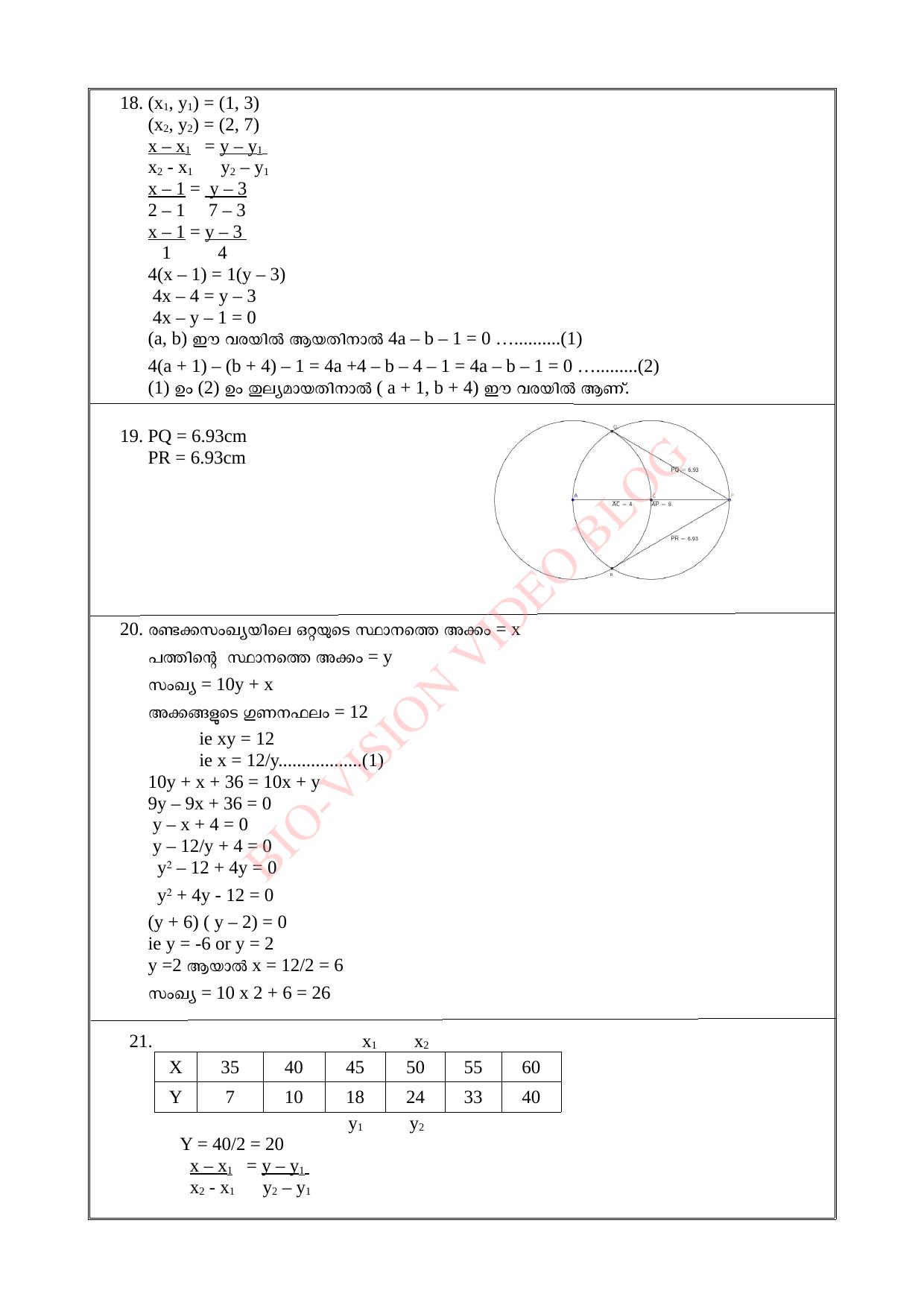 Kerala SSLC 2016 Maths Answer key - Page 5