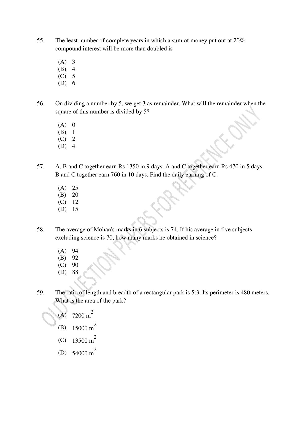 CUSAT CAT 2022 Test for B Voc programme First Shift Question Paper - Page 13