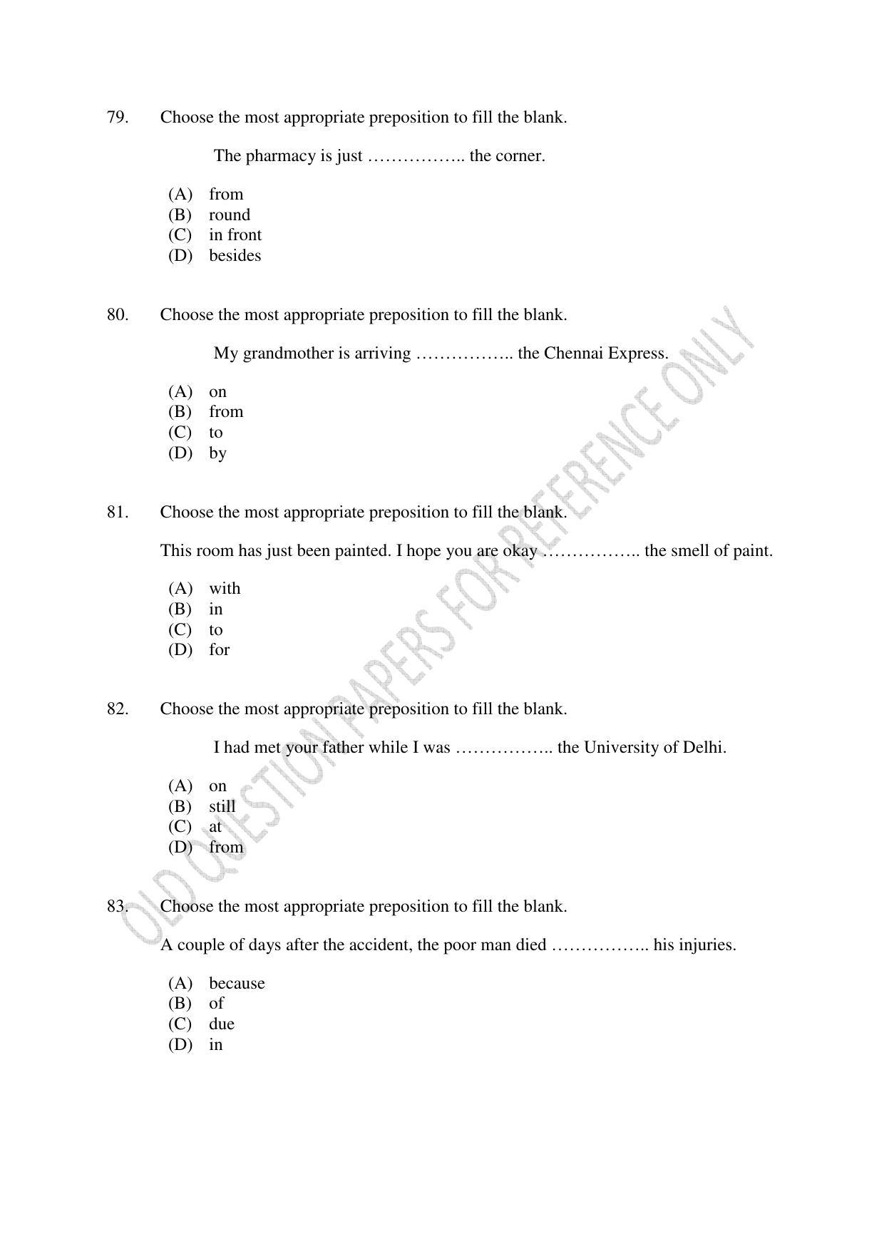 CUSAT CAT 2022 Test for B Voc programme First Shift Question Paper - Page 18