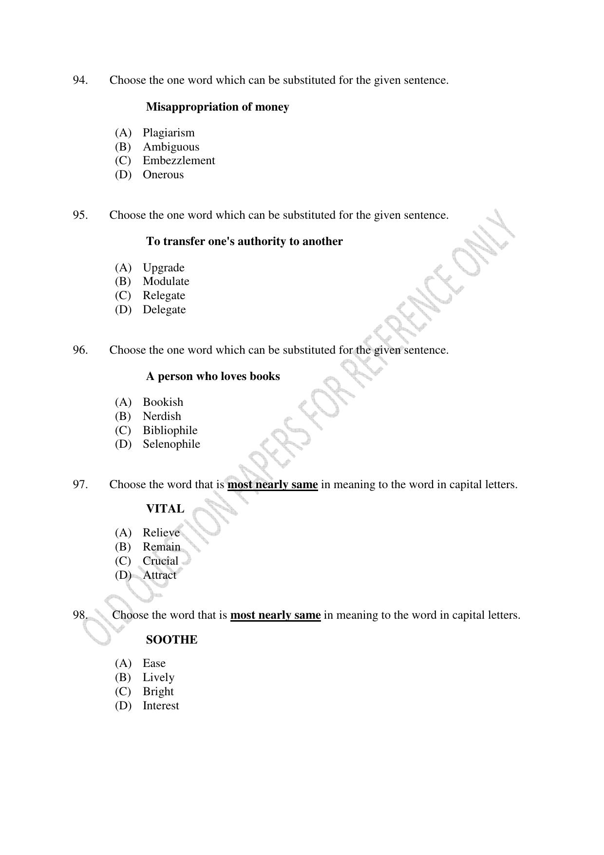 CUSAT CAT 2022 Test for B Voc programme First Shift Question Paper - Page 21