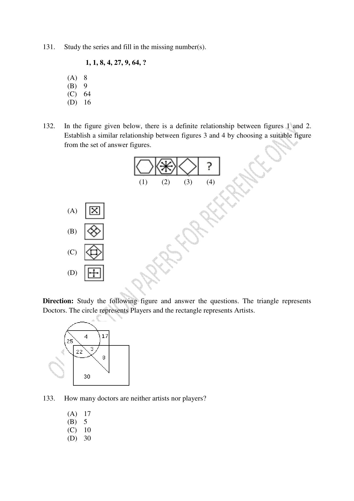 CUSAT CAT 2022 Test for B Voc programme First Shift Question Paper - Page 31