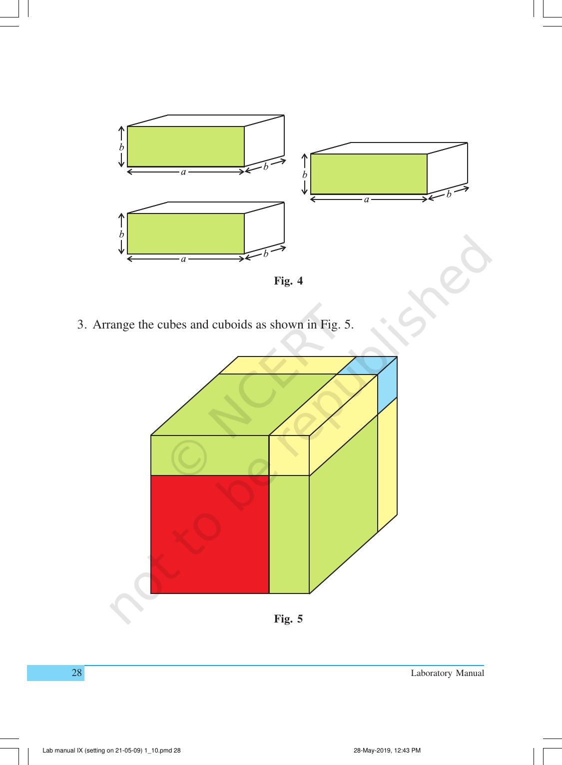 NCERT Laboratory Manuals for Class IX Mathematics - Activities for Class IX (1 to 10) - Page 28