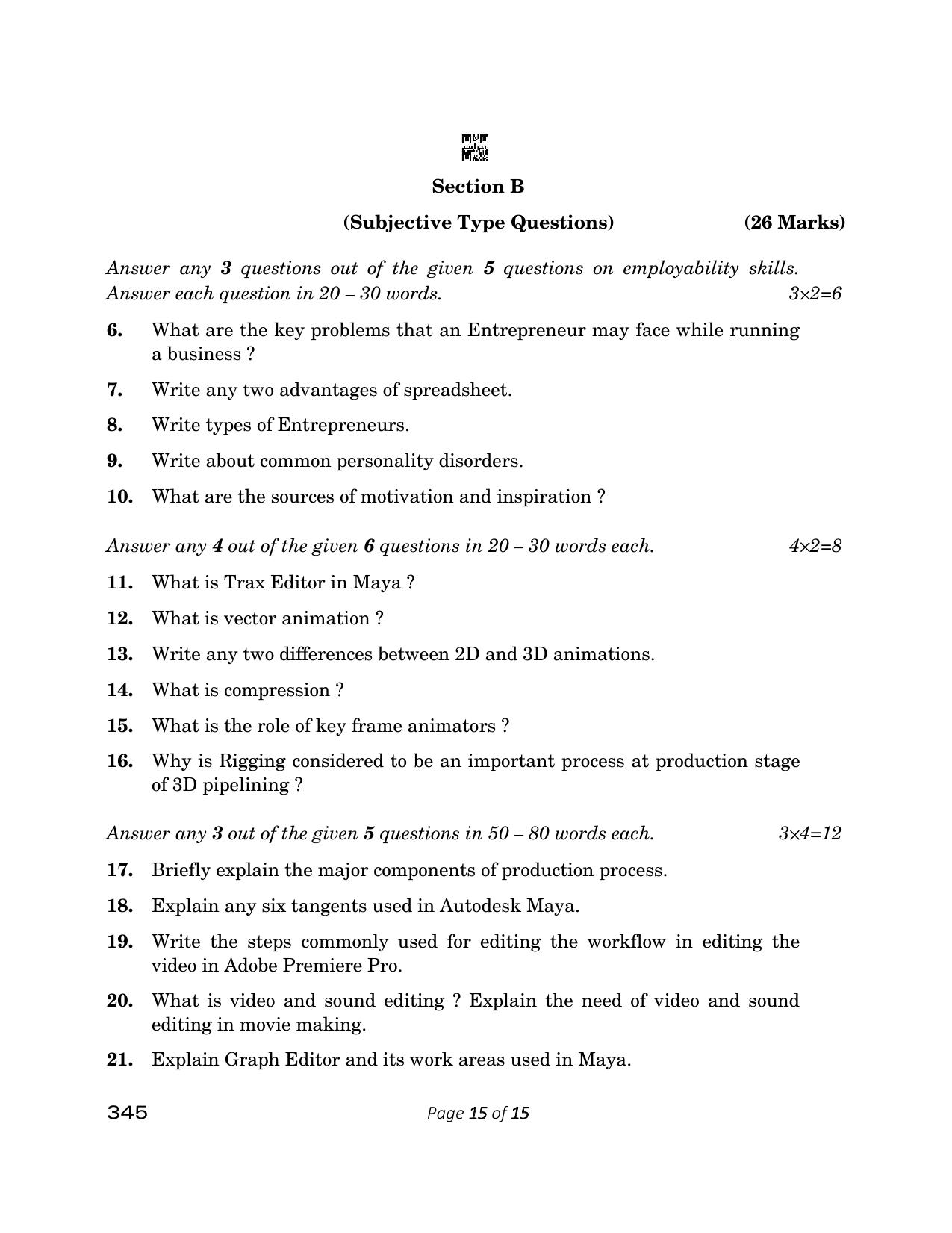CBSE Class 12 345_Multimedia 2023 Question Paper - Page 15