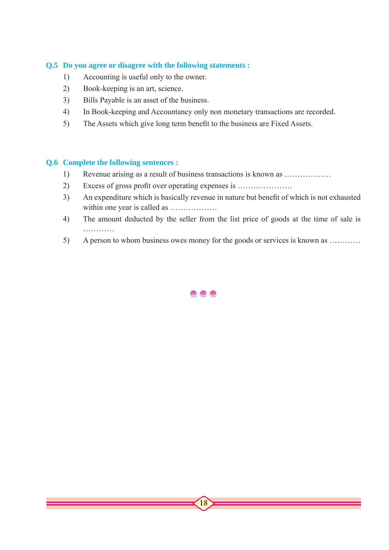 Maharashtra Board Class 11 Accountancy Textbook - Page 28