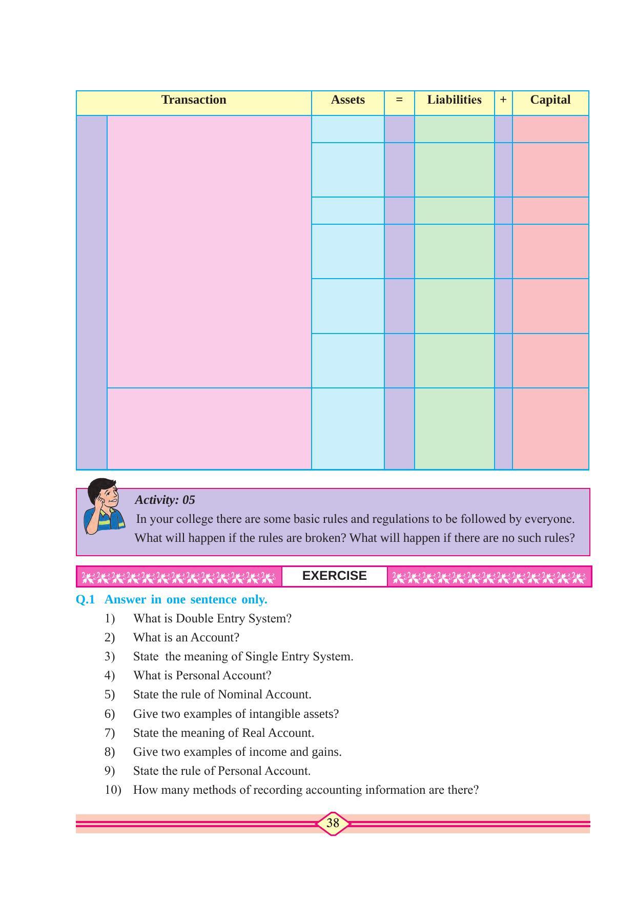 Maharashtra Board Class 11 Accountancy Textbook - Page 48