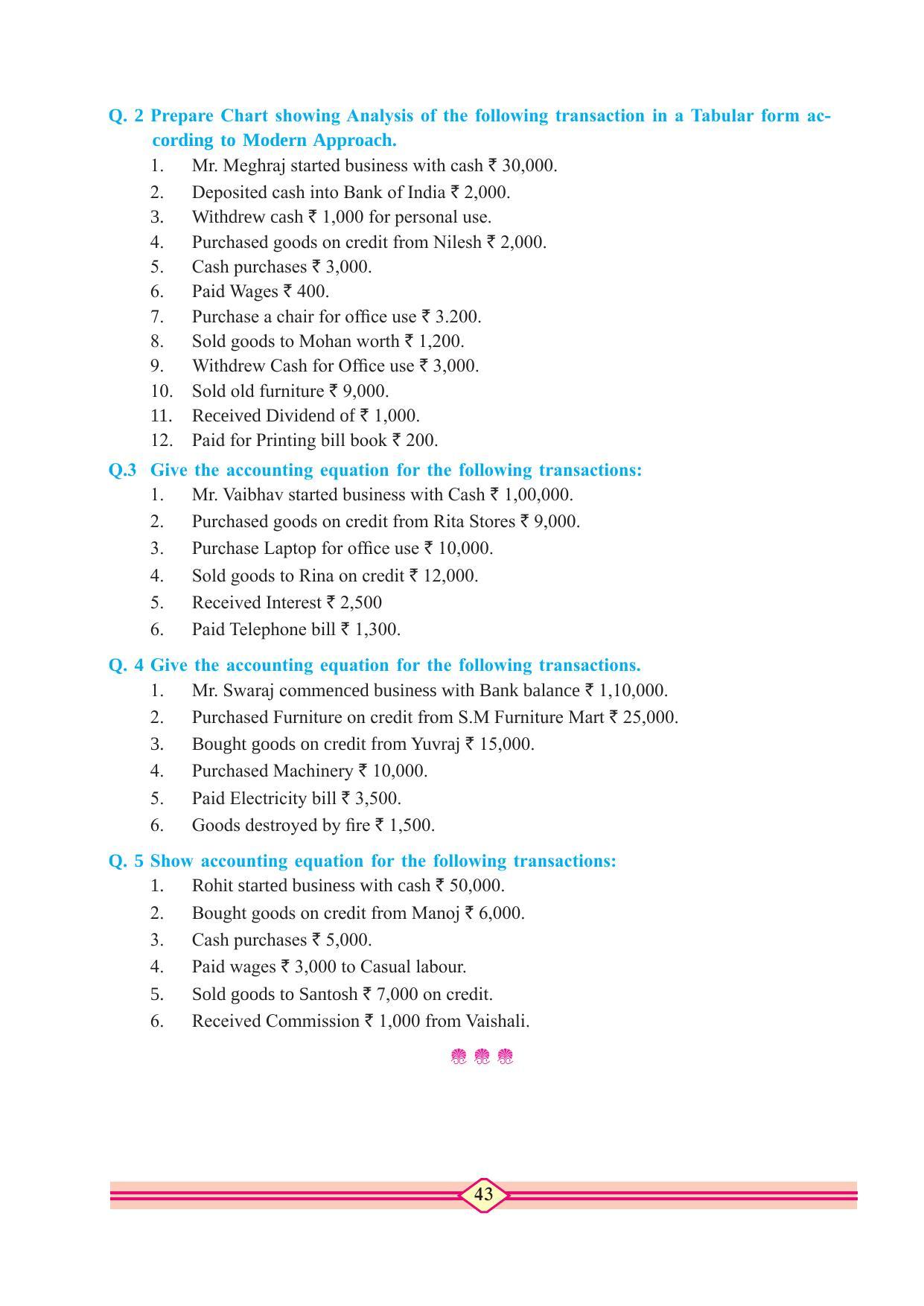 Maharashtra Board Class 11 Accountancy Textbook - Page 53