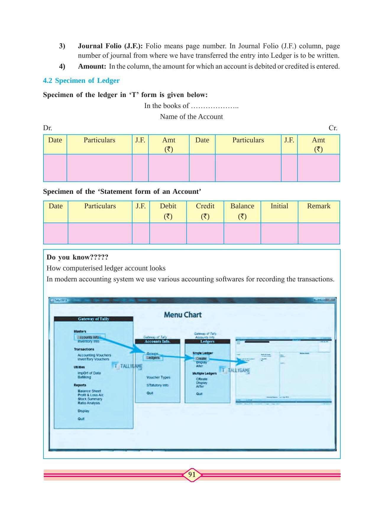 Maharashtra Board Class 11 Accountancy Textbook - Page 101