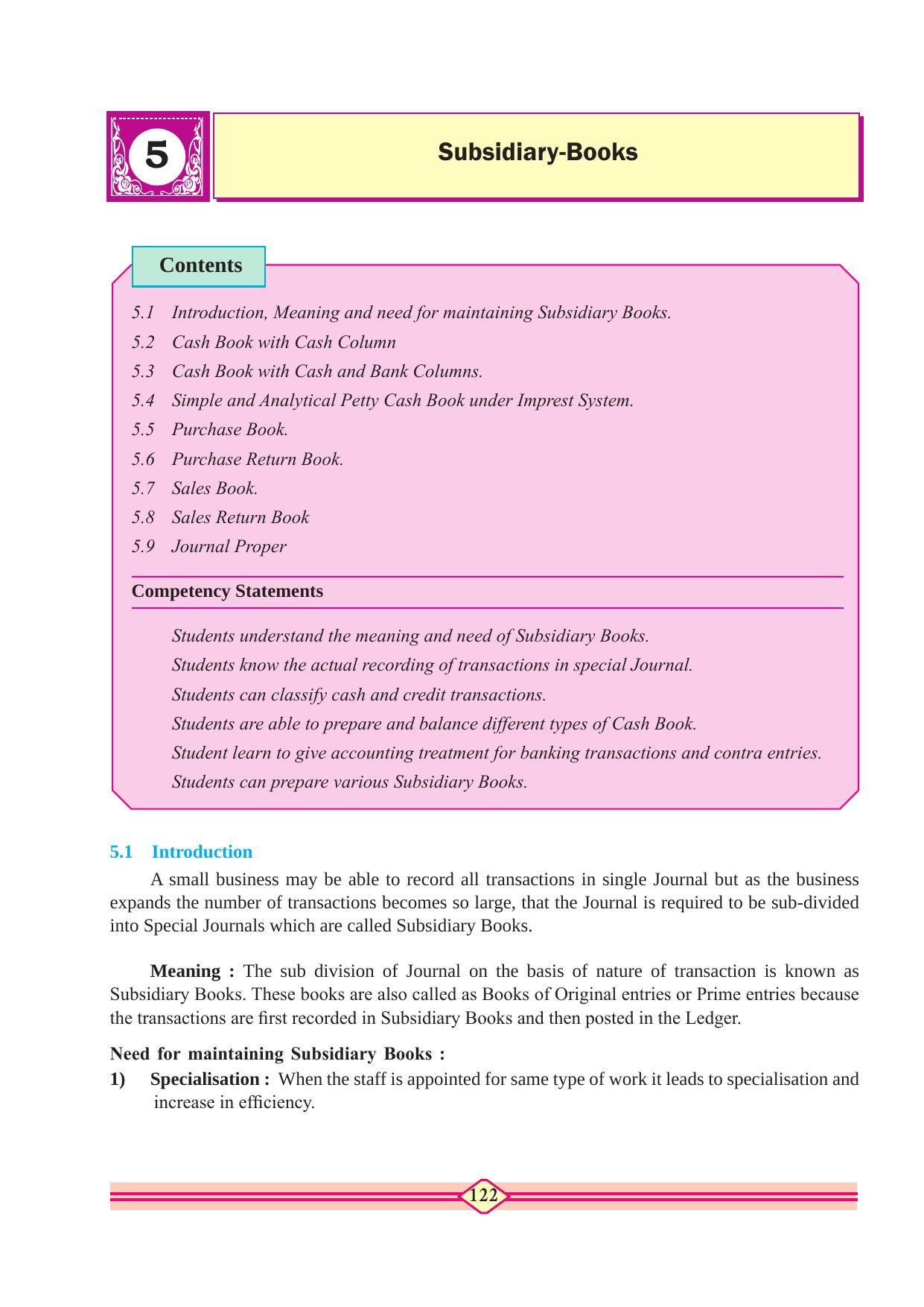 Maharashtra Board Class 11 Accountancy Textbook - Page 132