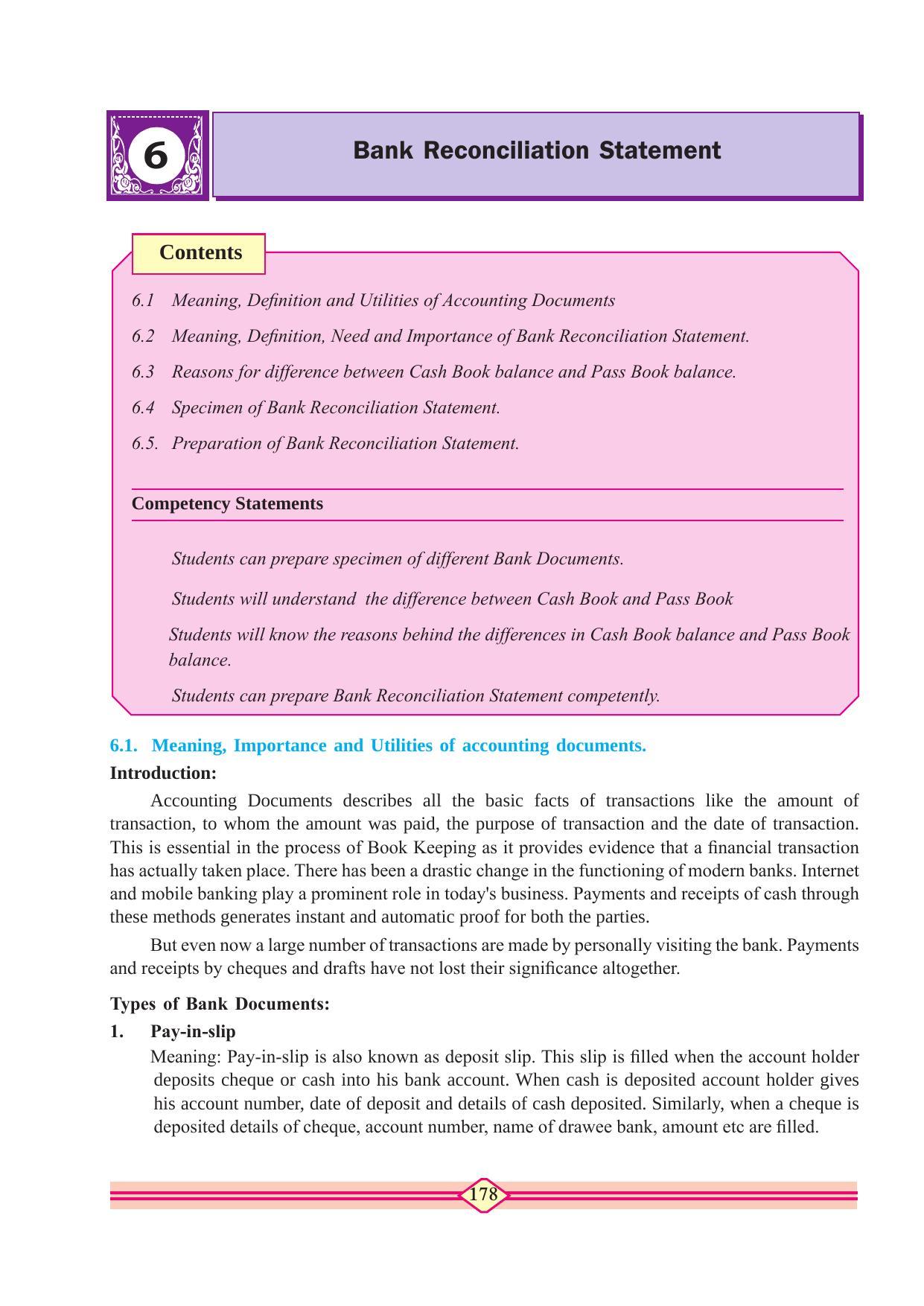 Maharashtra Board Class 11 Accountancy Textbook - Page 188