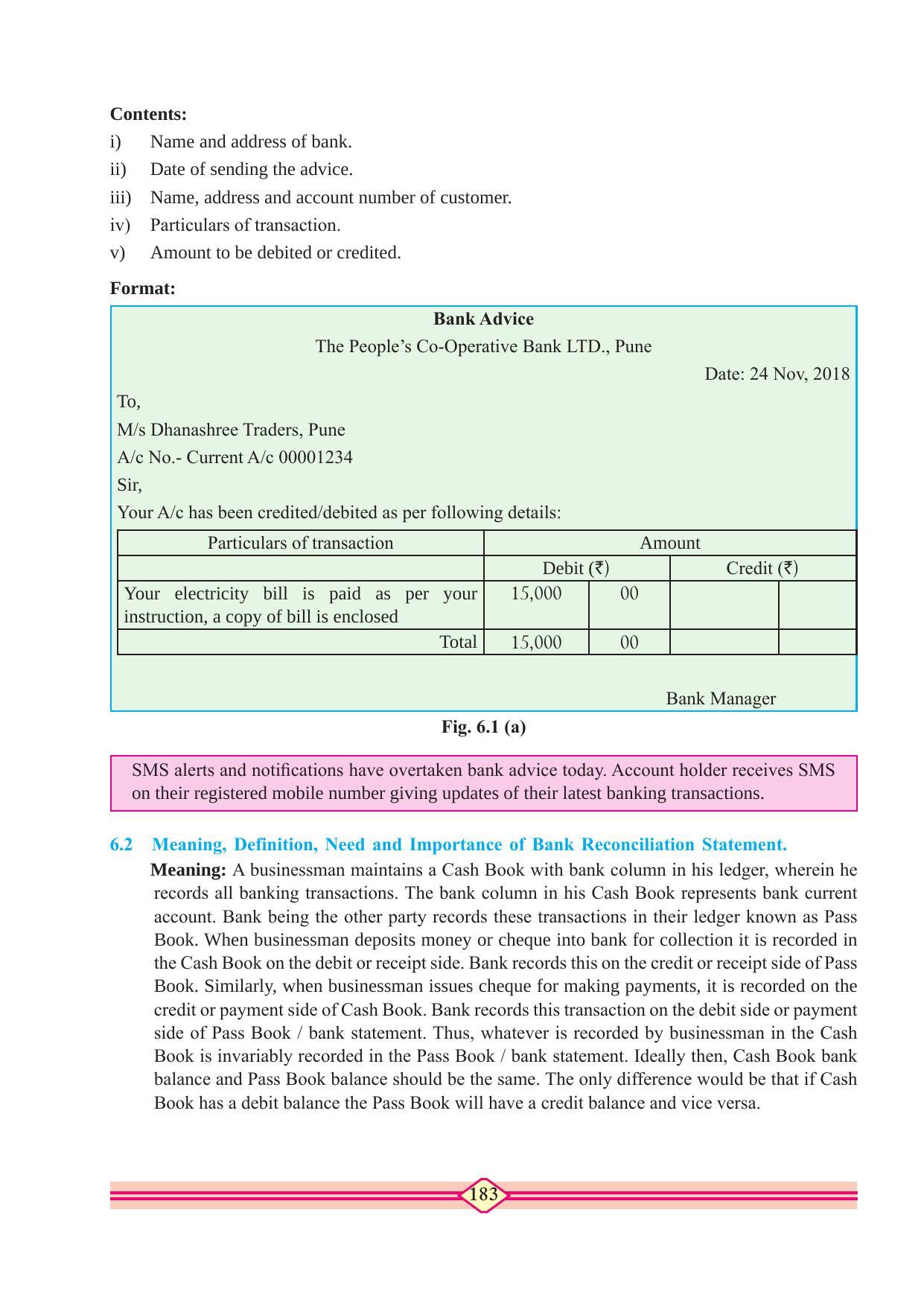 Maharashtra Board Class 11 Accountancy Textbook - Page 193