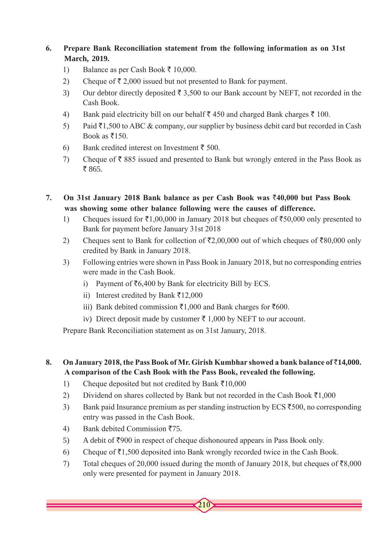 Maharashtra Board Class 11 Accountancy Textbook - Page 220