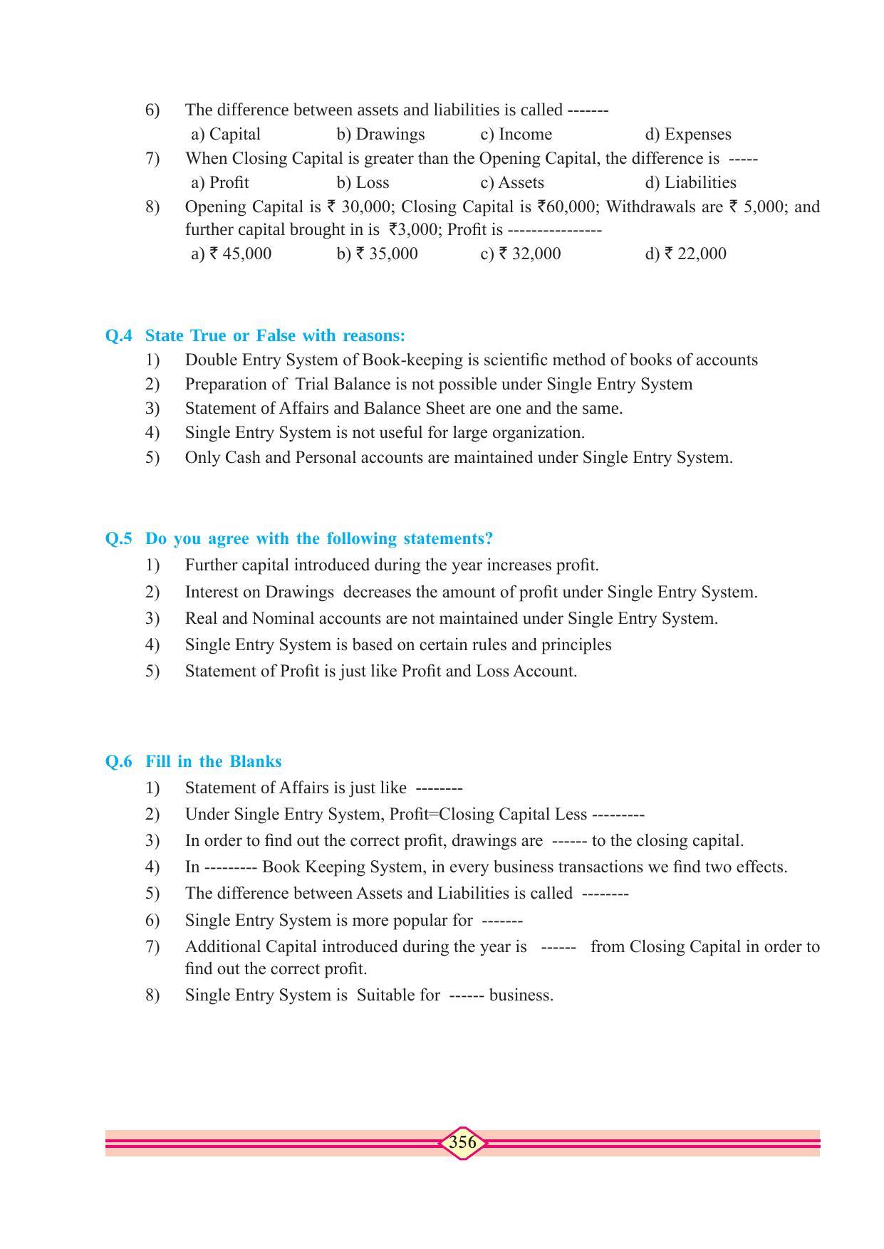 Maharashtra Board Class 11 Accountancy Textbook - Page 366