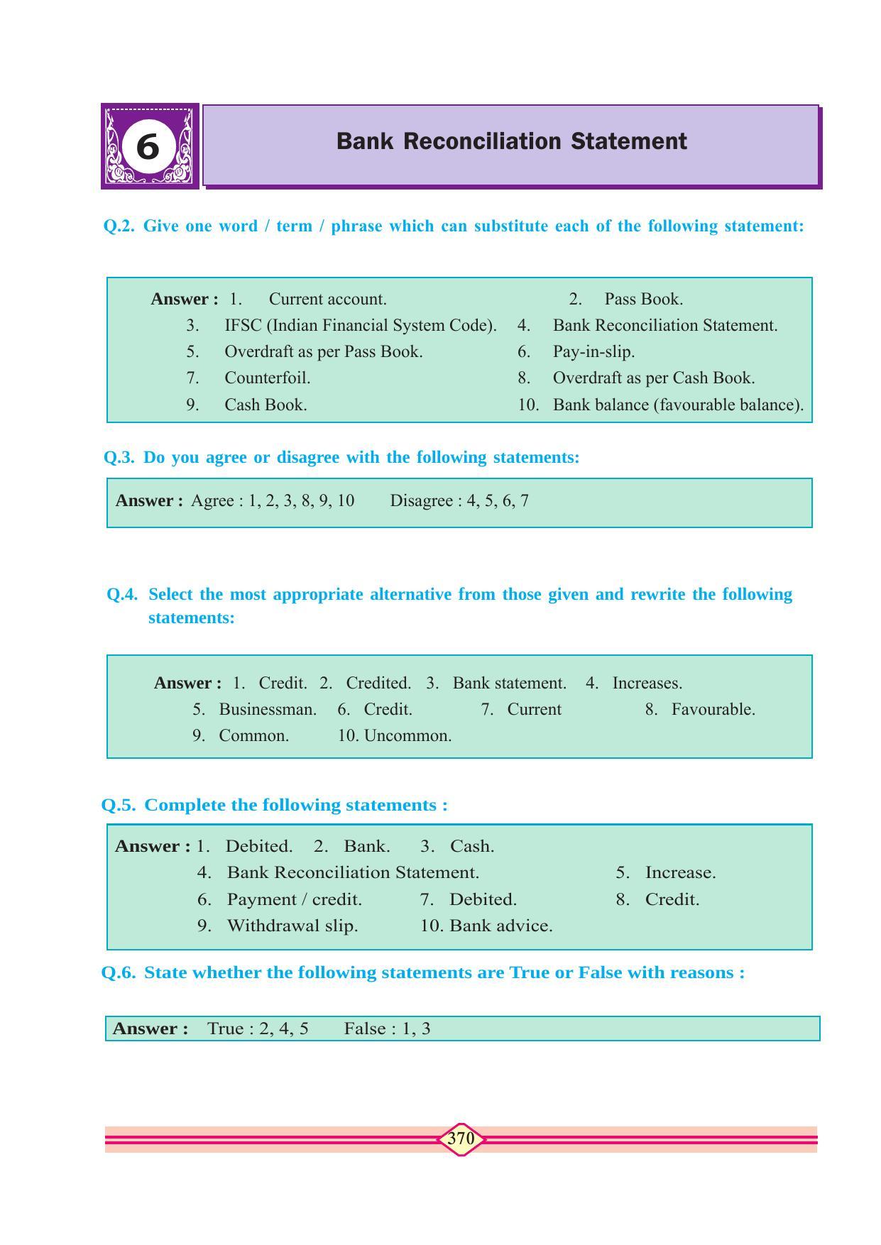 Maharashtra Board Class 11 Accountancy Textbook - Page 380