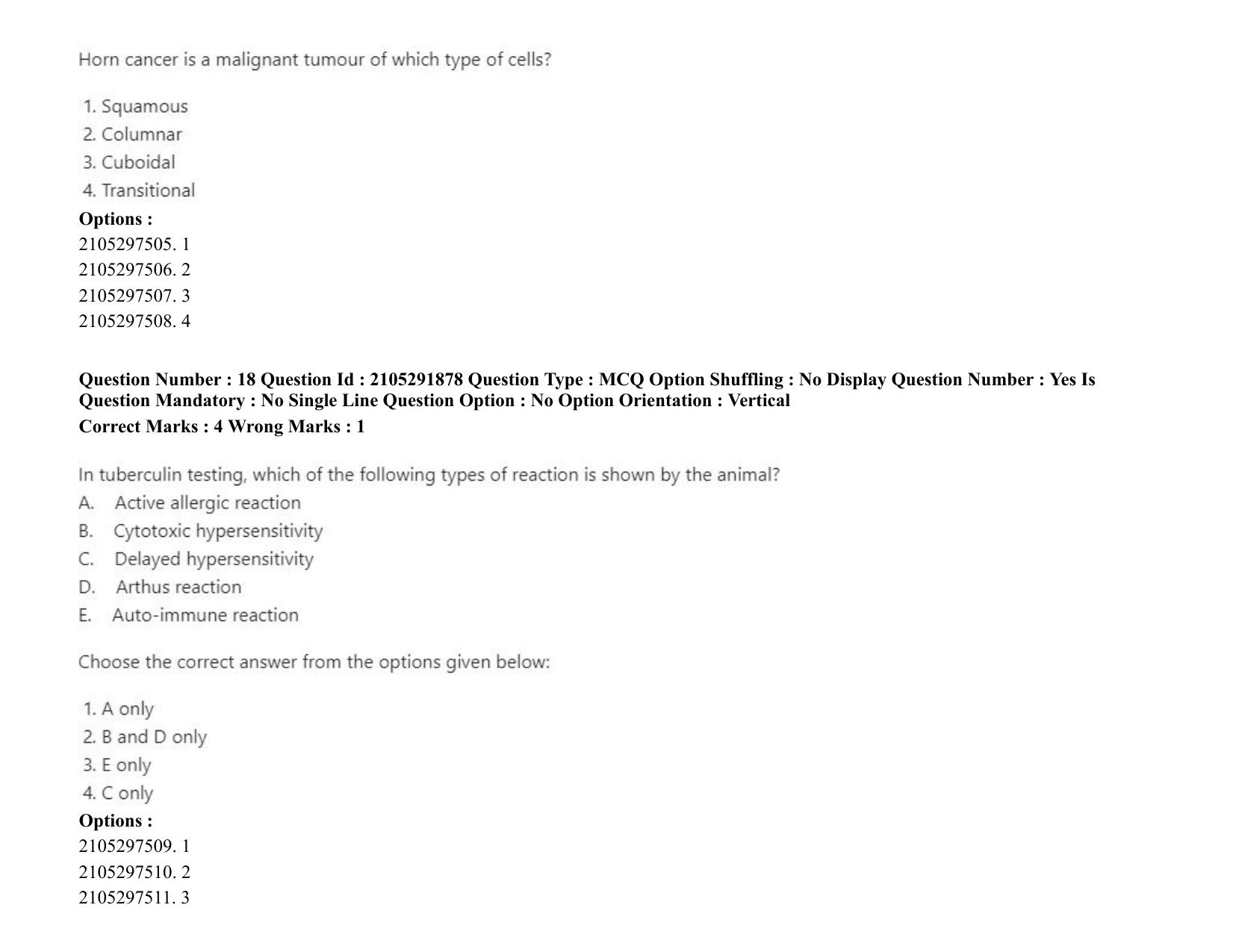 ICAR AIEEA PG 2020 VETERINARY SCIENCE Question Paper - Page 12