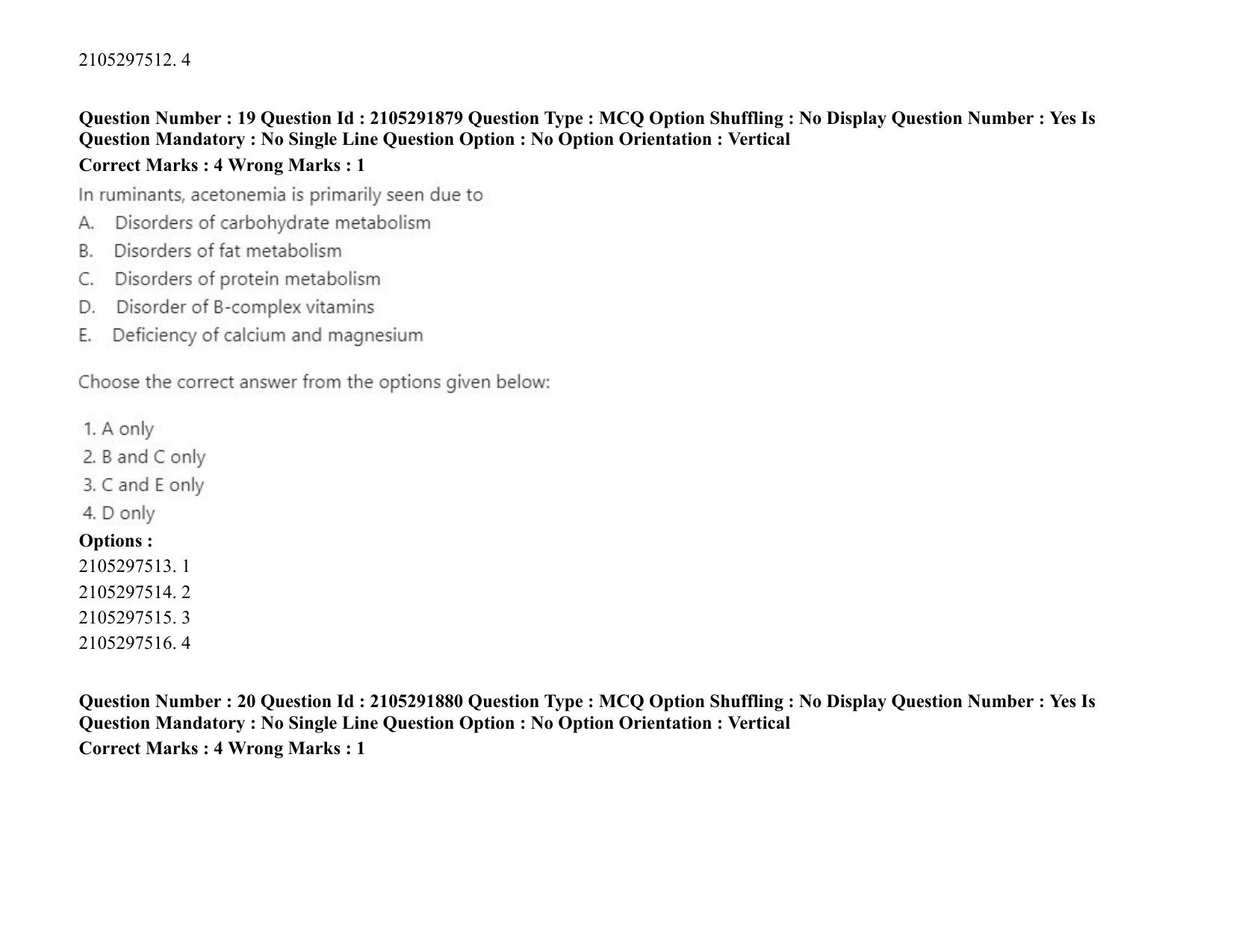 ICAR AIEEA PG 2020 VETERINARY SCIENCE Question Paper - Page 13