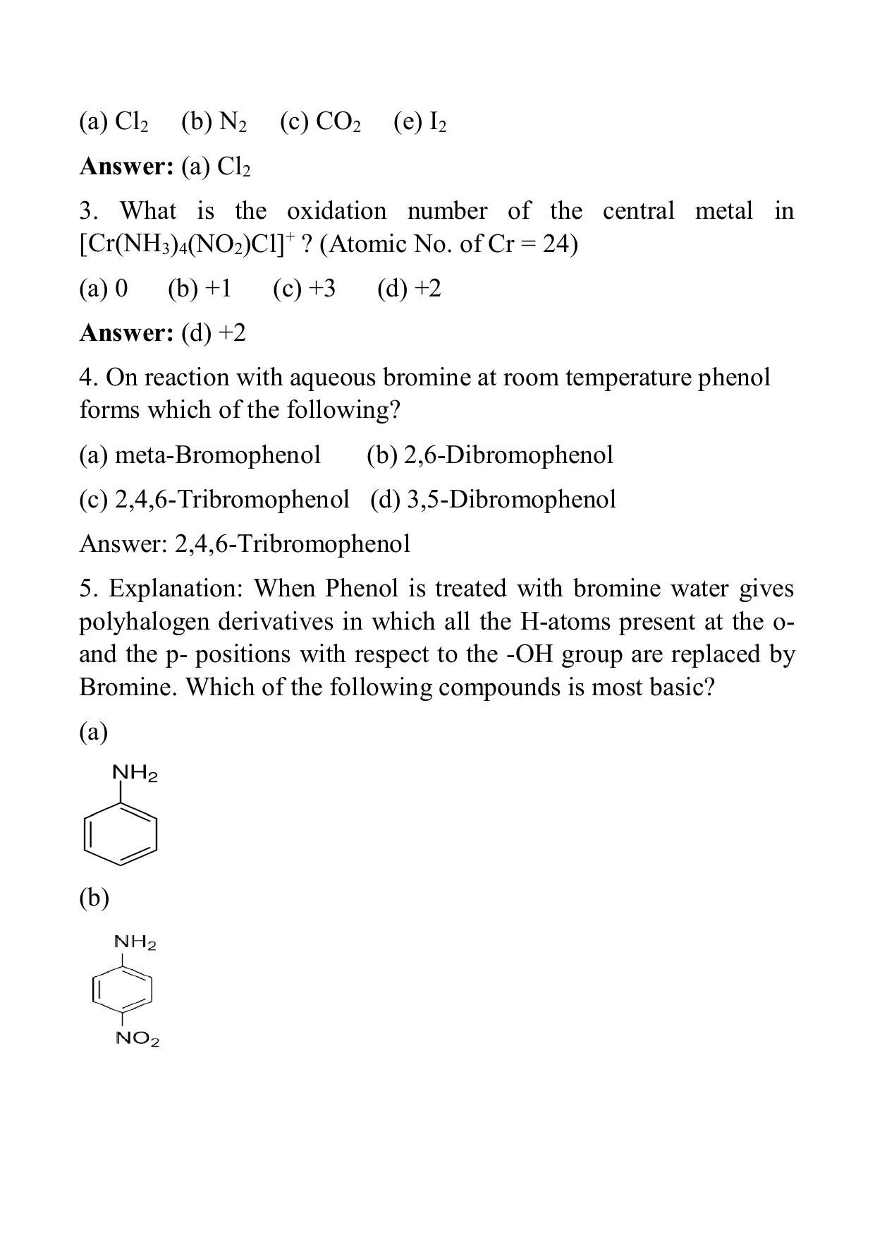 West Bengal Board Class 12 Chemistry 2018 Question Paper - Page 15