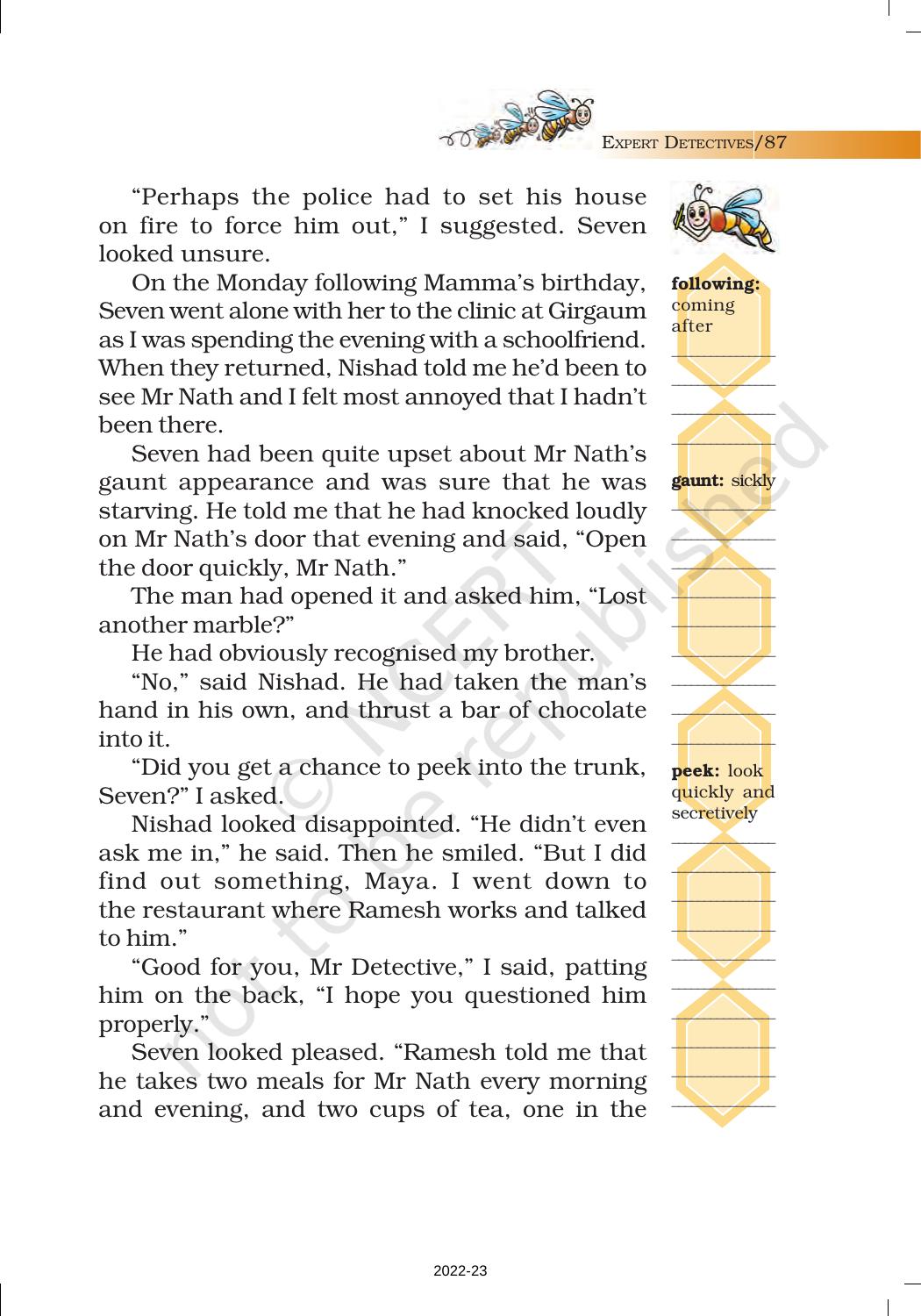 NCERT Book for Class 7 English (Honeycomb): Chapter 6-Expert Detectives - Page 3