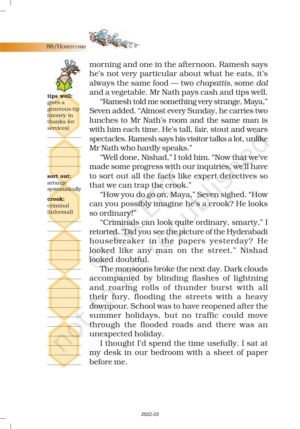 NCERT Book for Class 7 English (Honeycomb): Chapter 6-Expert Detectives - Page 4