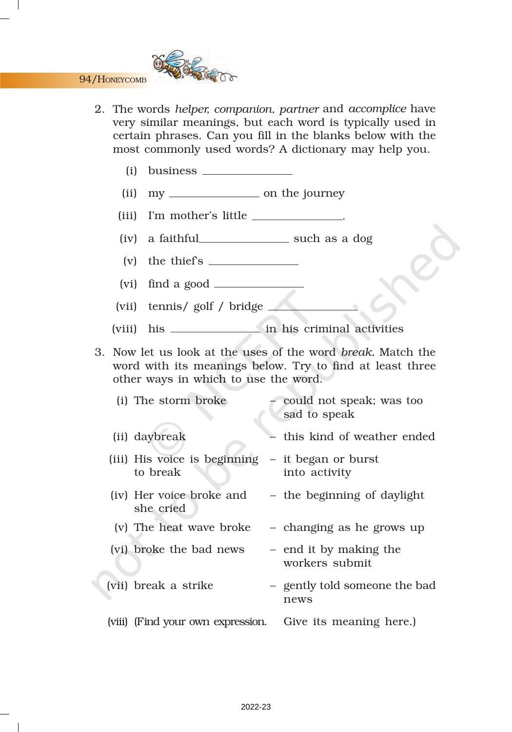 NCERT Book for Class 7 English (Honeycomb): Chapter 6-Expert Detectives - Page 10