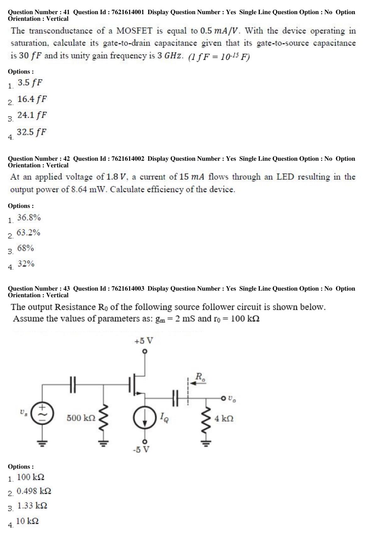 TS PGECET 2017: Electronics & Communication Engineering Question Papers - Page 14