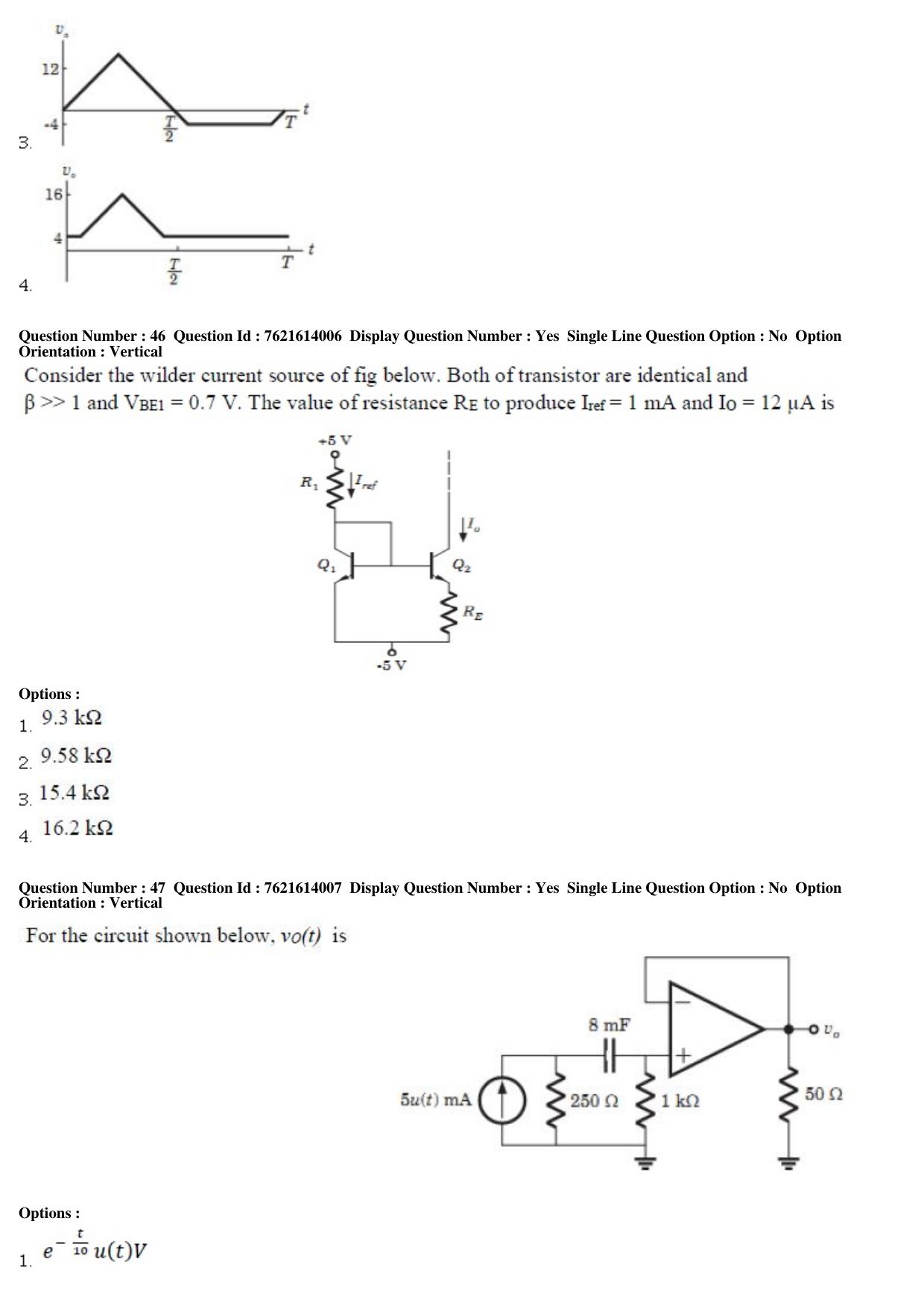 TS PGECET 2017: Electronics & Communication Engineering Question Papers - Page 16