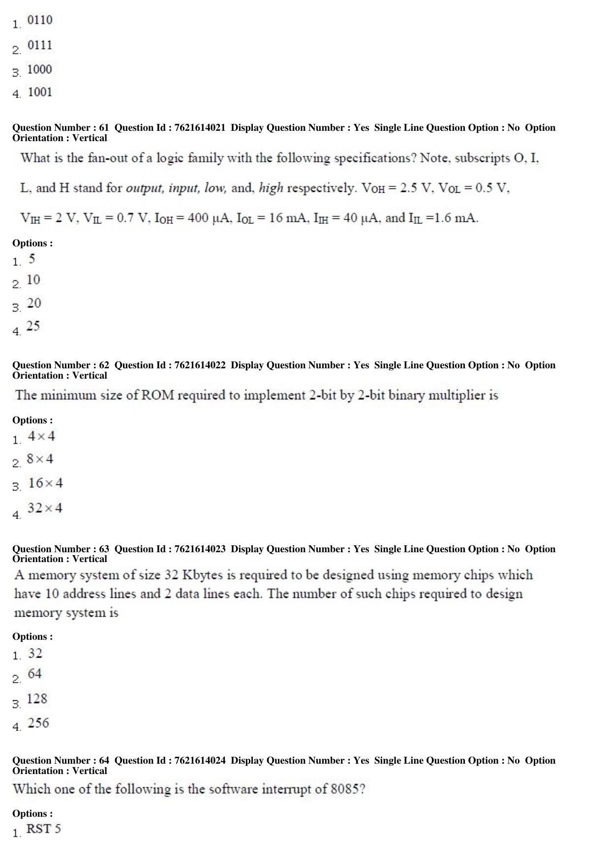 TS PGECET 2017: Electronics & Communication Engineering Question Papers - Page 22