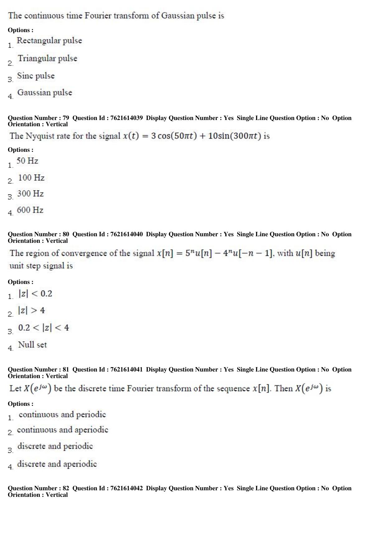 TS PGECET 2017: Electronics & Communication Engineering Question Papers - Page 27