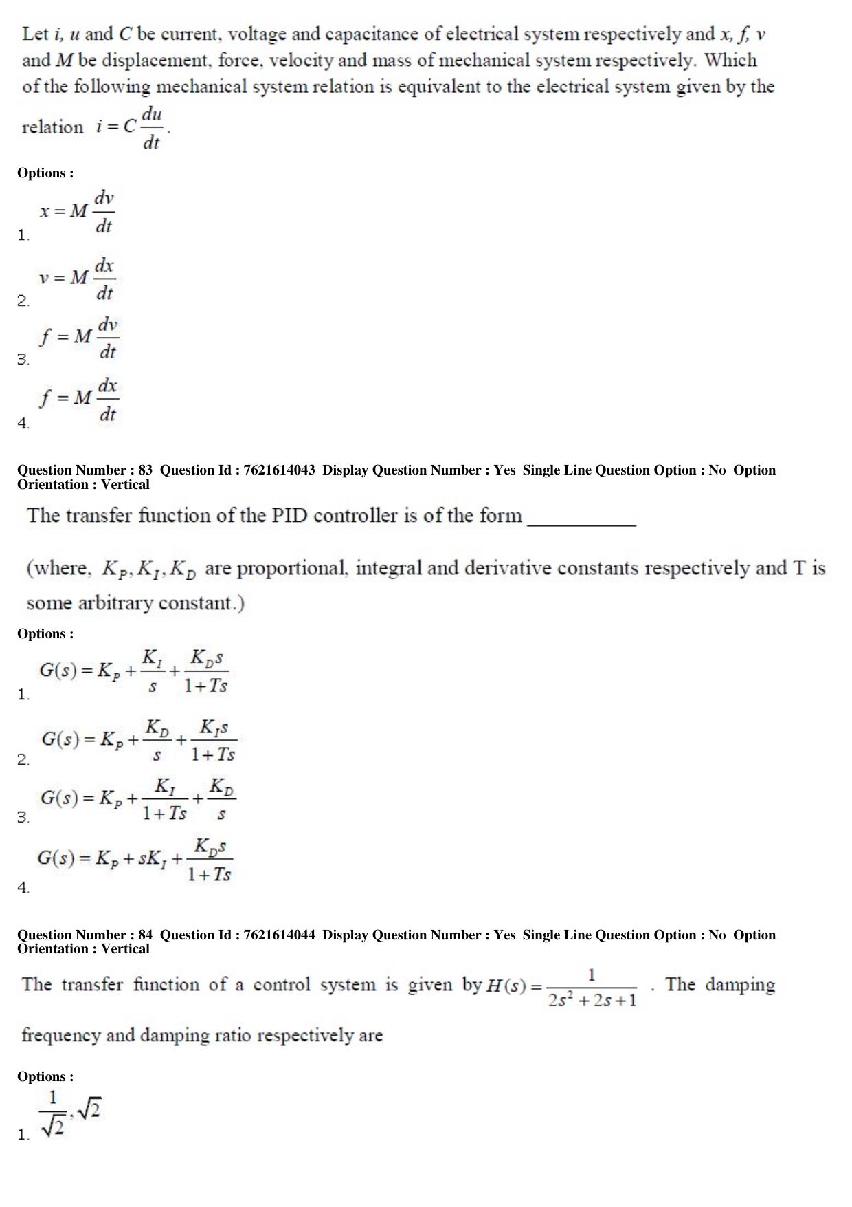 TS PGECET 2017: Electronics & Communication Engineering Question Papers - Page 28
