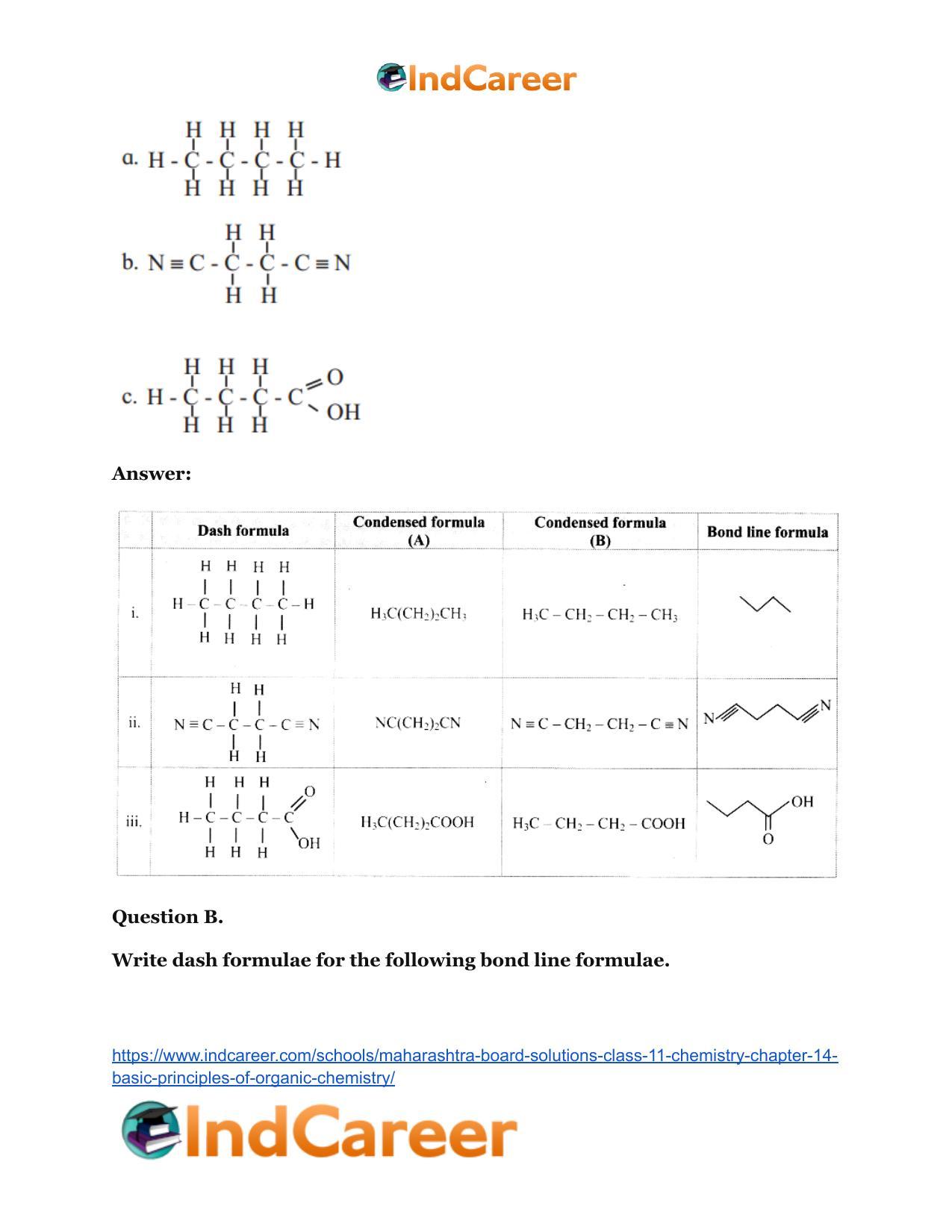 Maharashtra Board Solutions Class 11-Chemistry: Chapter 14- Basic Principles of Organic Chemistry - Page 3