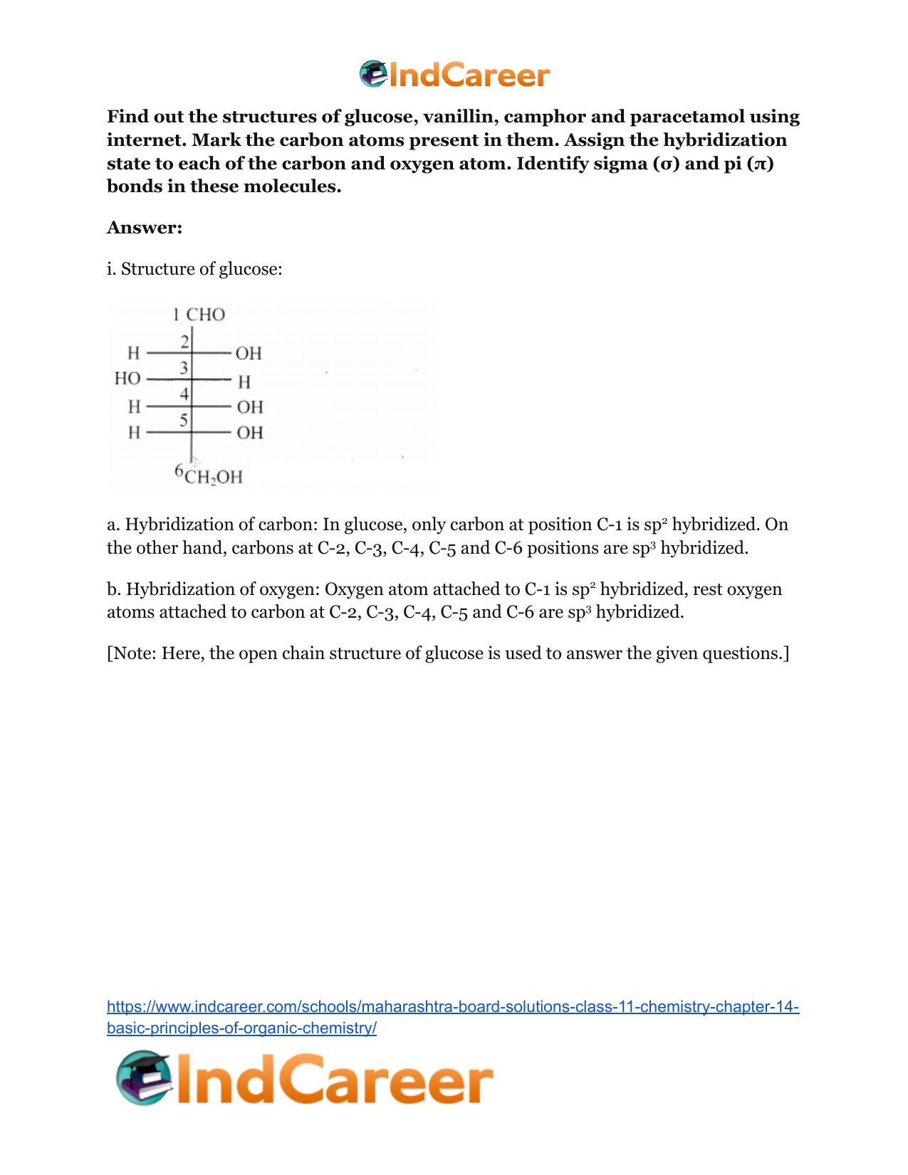 Maharashtra Board Solutions Class 11-Chemistry: Chapter 14- Basic Principles of Organic Chemistry - Page 27