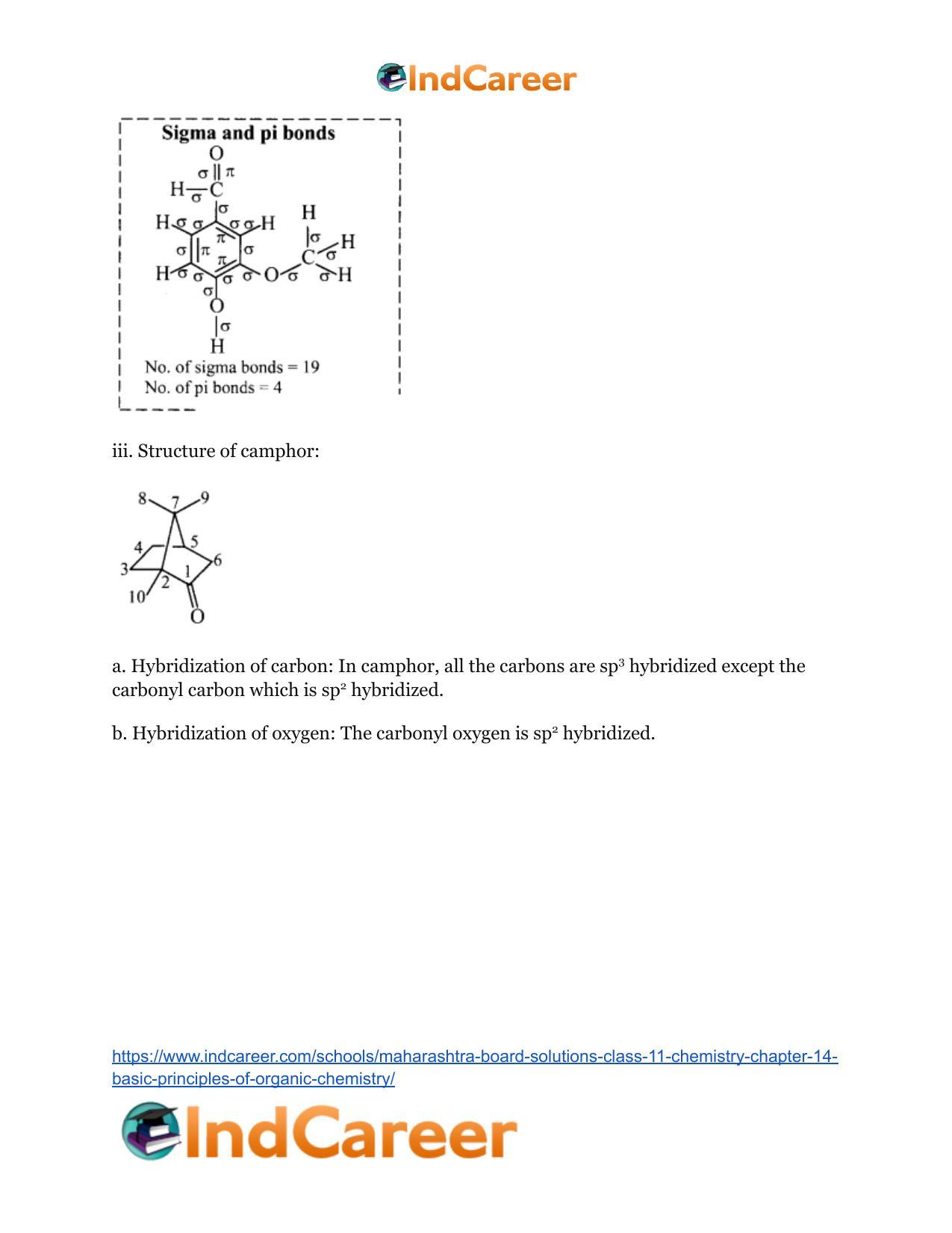 Maharashtra Board Solutions Class 11-Chemistry: Chapter 14- Basic Principles of Organic Chemistry - Page 29