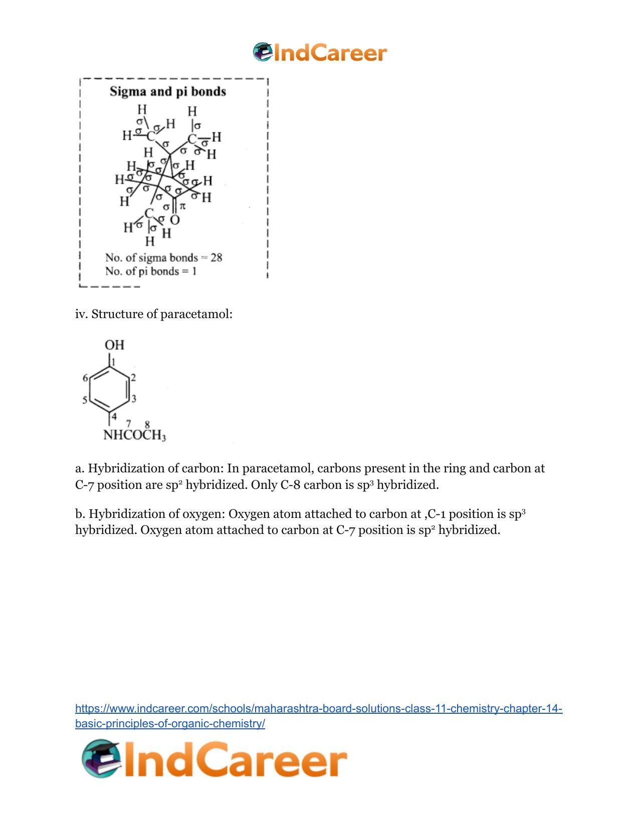 Maharashtra Board Solutions Class 11-Chemistry: Chapter 14- Basic Principles of Organic Chemistry - Page 30