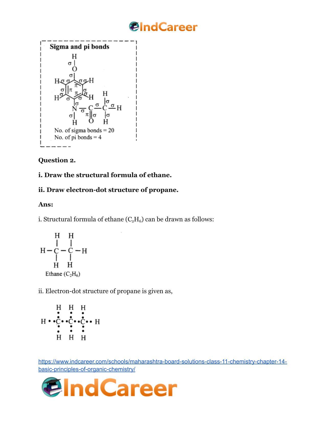 Maharashtra Board Solutions Class 11-Chemistry: Chapter 14- Basic Principles of Organic Chemistry - Page 31