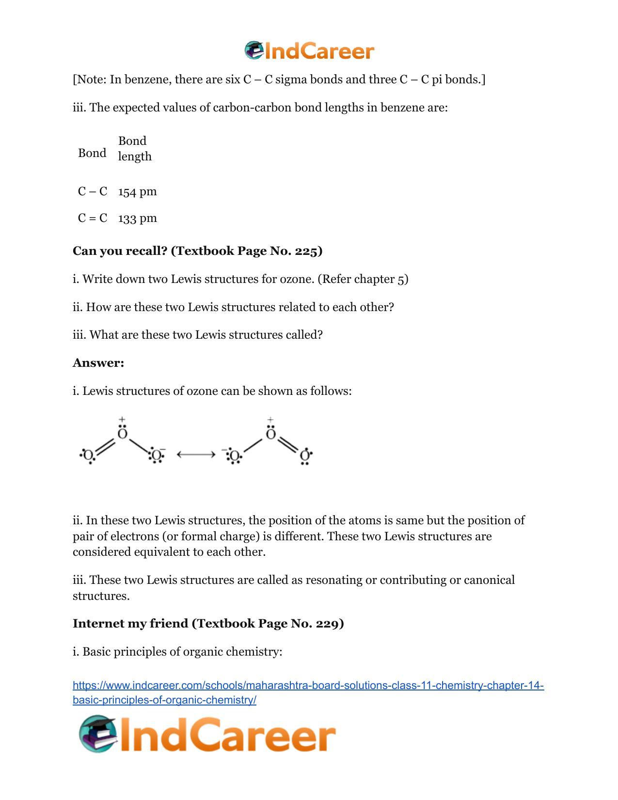Maharashtra Board Solutions Class 11-Chemistry: Chapter 14- Basic Principles of Organic Chemistry - Page 39