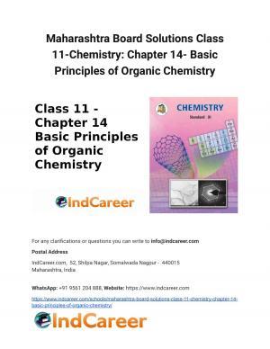 Maharashtra Board Solutions Class 11-Chemistry: Chapter 14- Basic Principles of Organic Chemistry