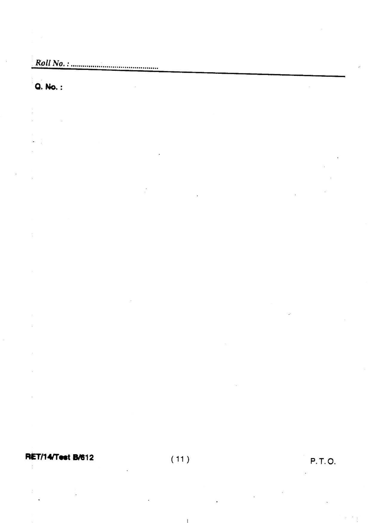 BHU RET Swasthyavrit & Yoga 2014 Question Paper - Page 13