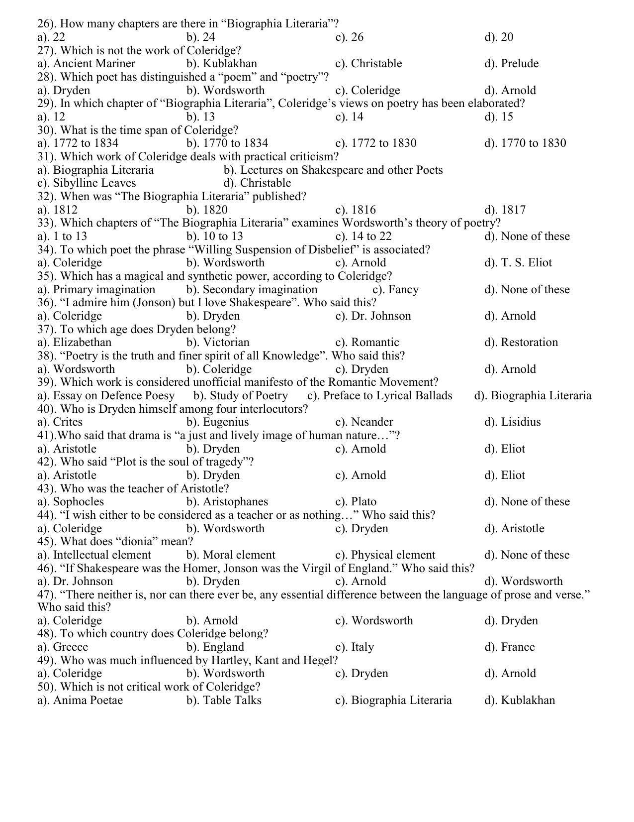 Hemchand North Gujarat University Sample Paper Mar-Jun 2021: M.A. Sem – 3 English - CC-301 : Critical Theory (Theory) Paper Code-3941 (Old Course) - Page 2