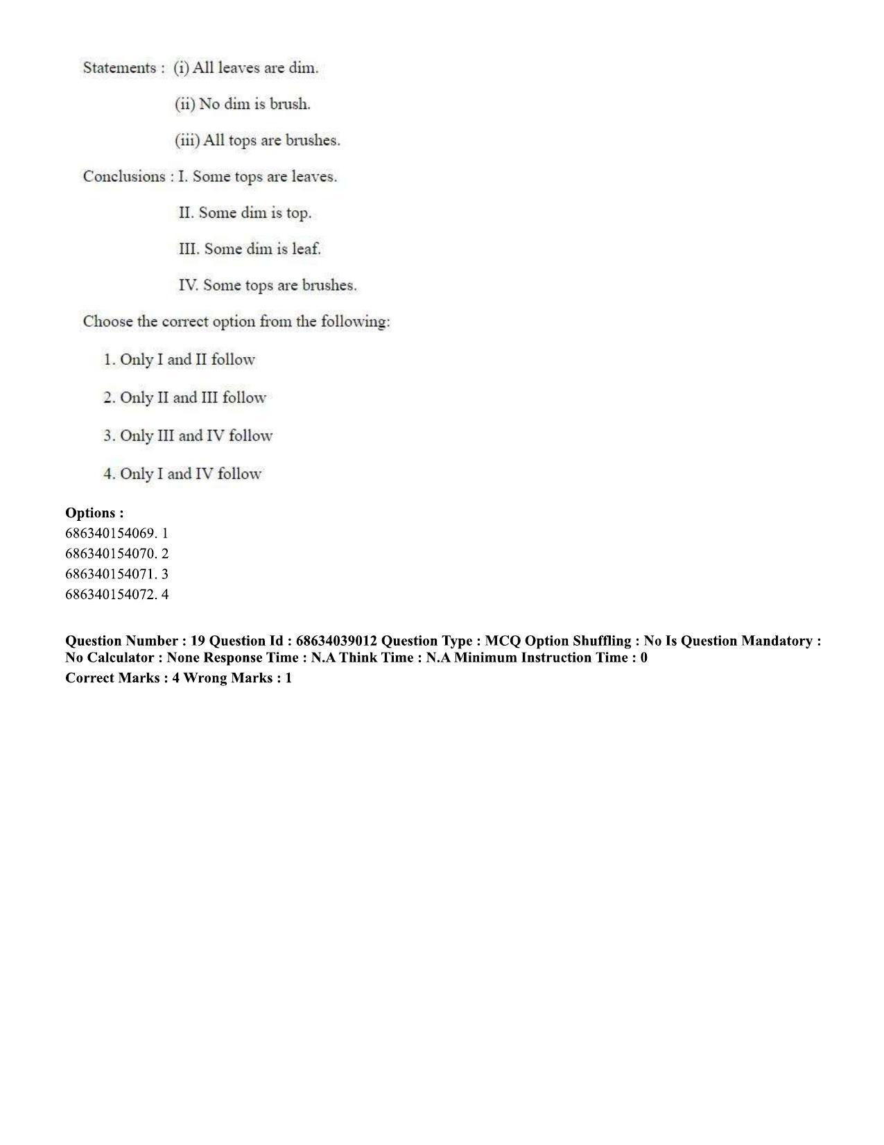 CUET PG 2023: COQP15 – M.Ed. (Eng) - Shift 2 (25-06-2023) Question Paper - Page 19