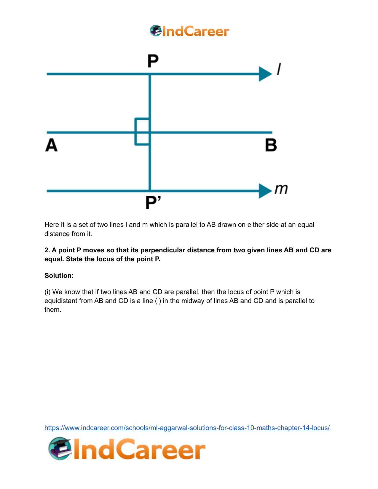 ML Aggarwal Solutions for Class 10 Maths Chapter 14- Locus - Page 3