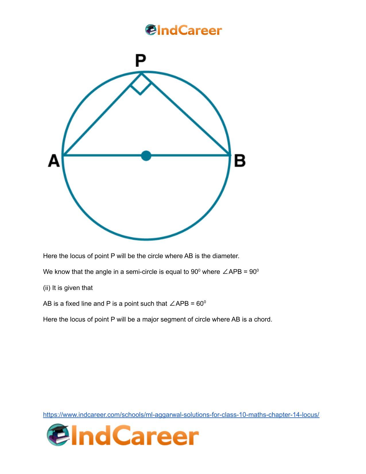 ML Aggarwal Solutions for Class 10 Maths Chapter 14- Locus - Page 7