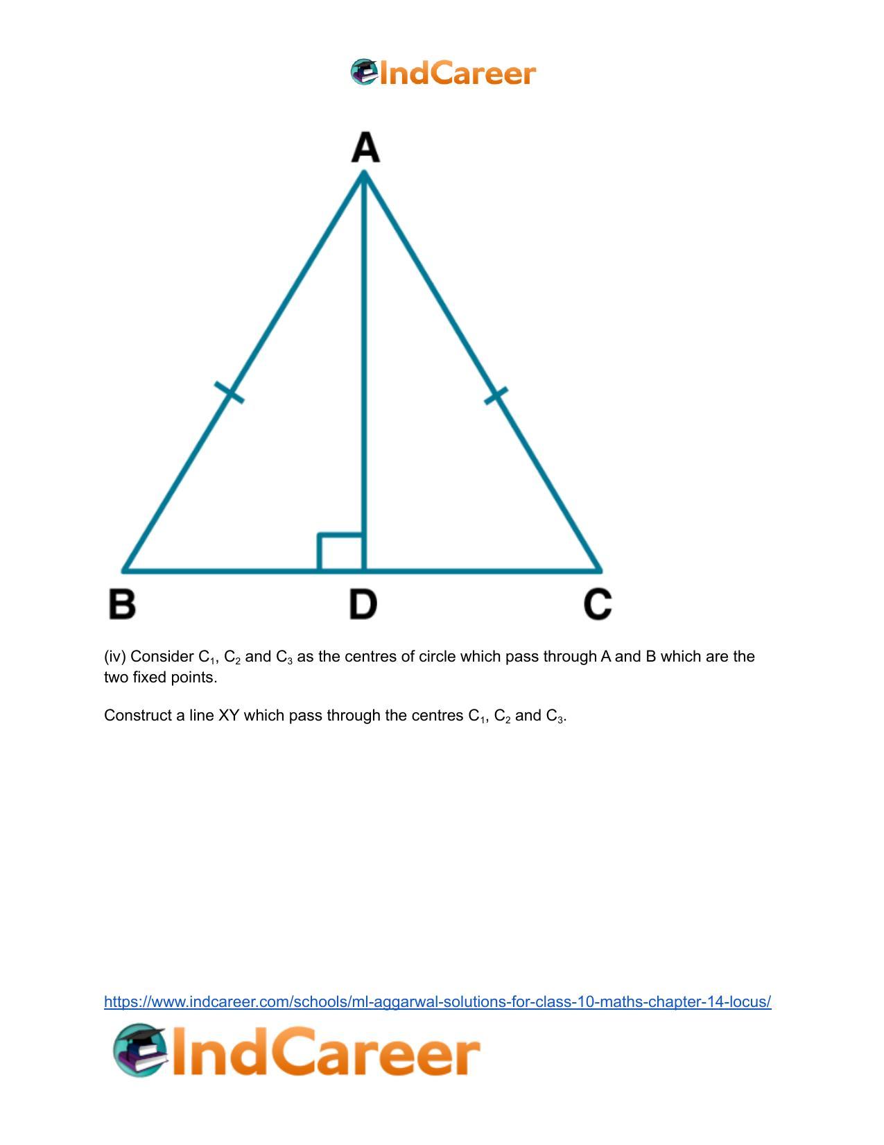 ML Aggarwal Solutions for Class 10 Maths Chapter 14- Locus - Page 11