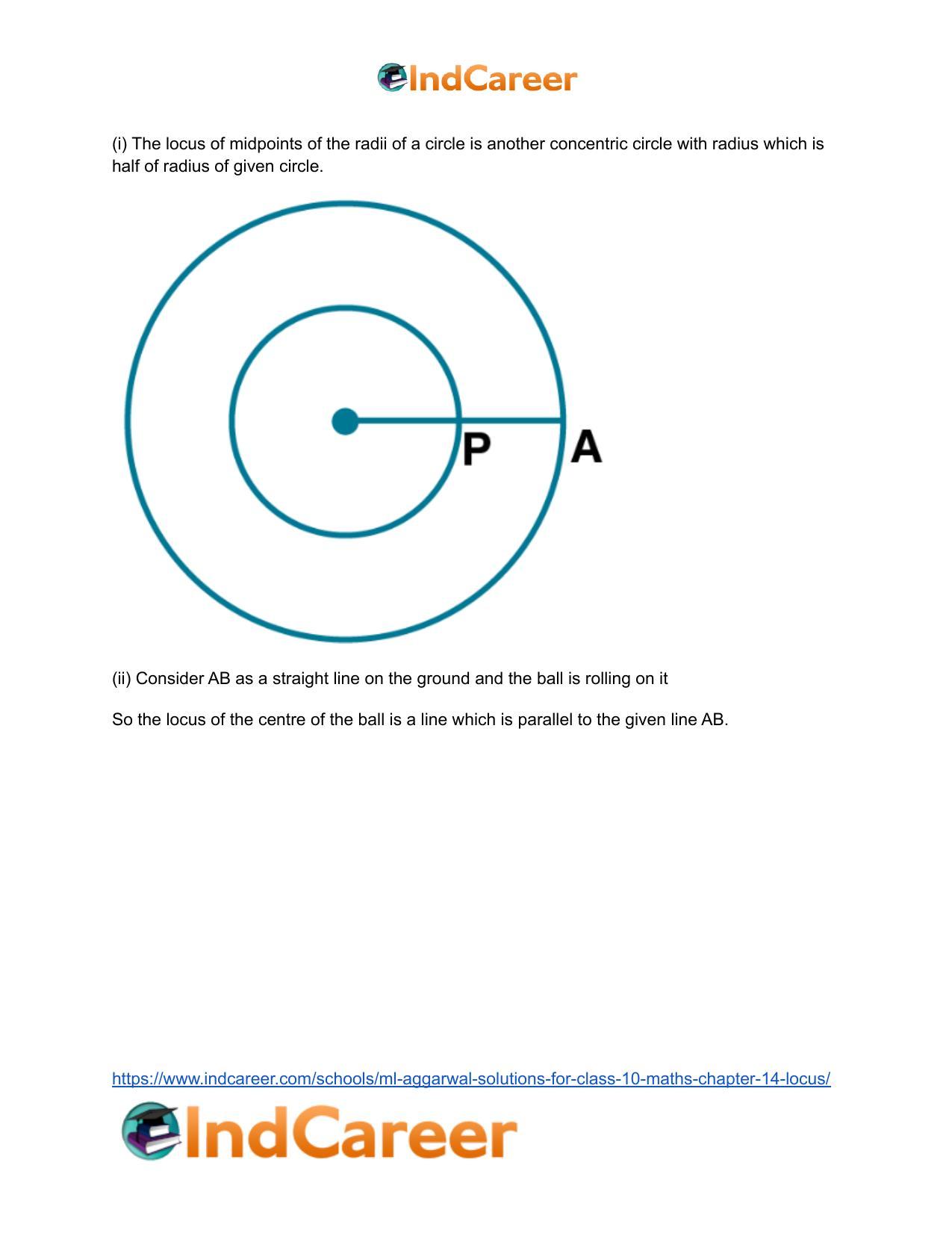 ML Aggarwal Solutions for Class 10 Maths Chapter 14- Locus - Page 16