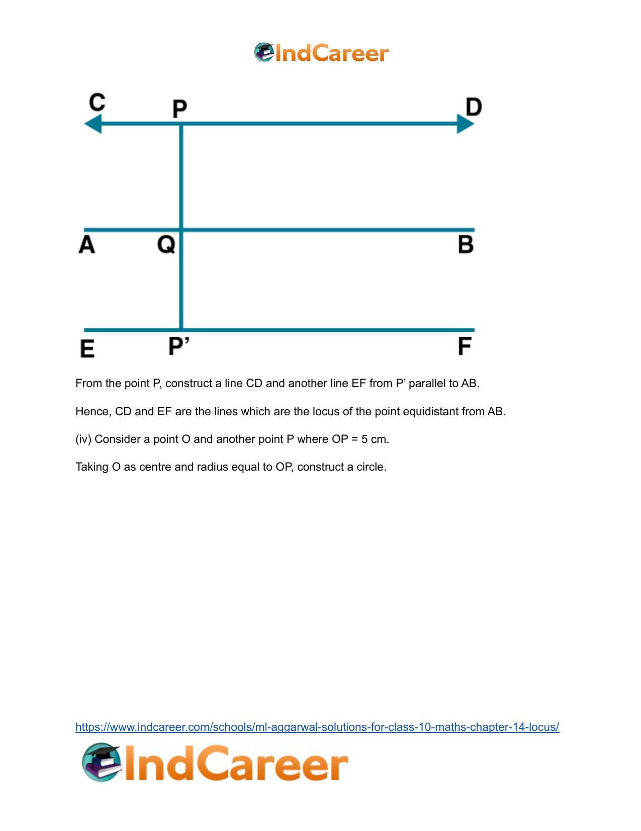 ML Aggarwal Solutions for Class 10 Maths Chapter 14- Locus - Page 18