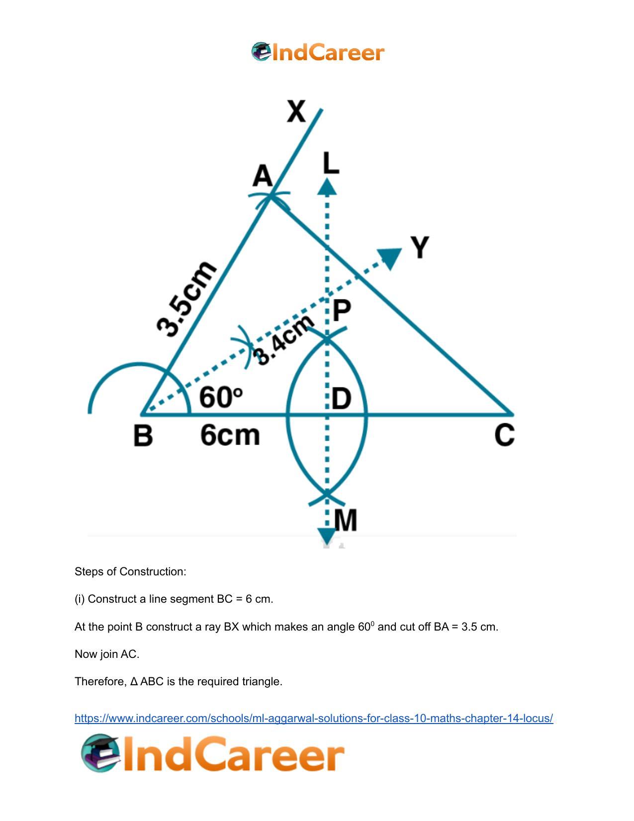 ML Aggarwal Solutions for Class 10 Maths Chapter 14- Locus - Page 28