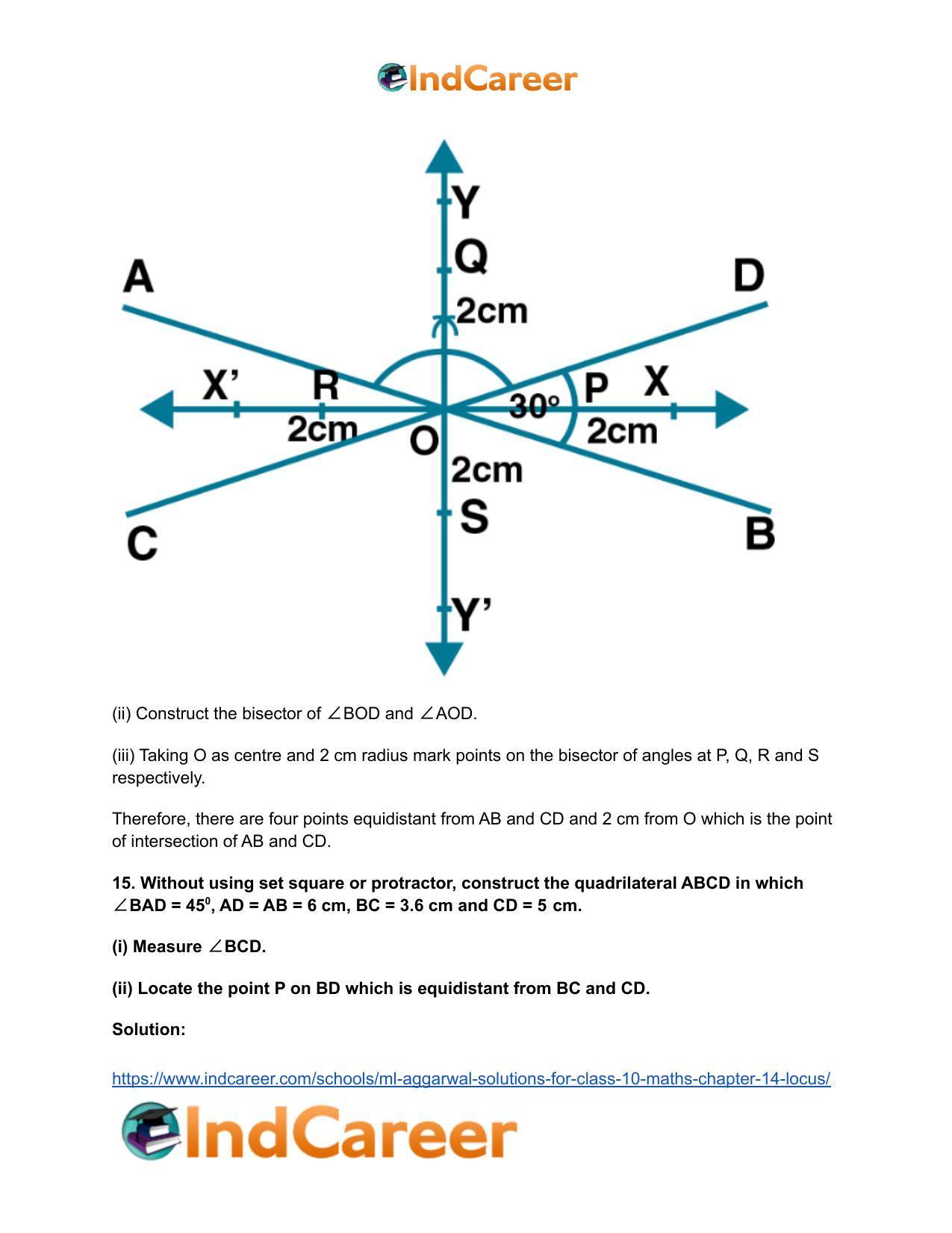 ML Aggarwal Solutions for Class 10 Maths Chapter 14- Locus - Page 35